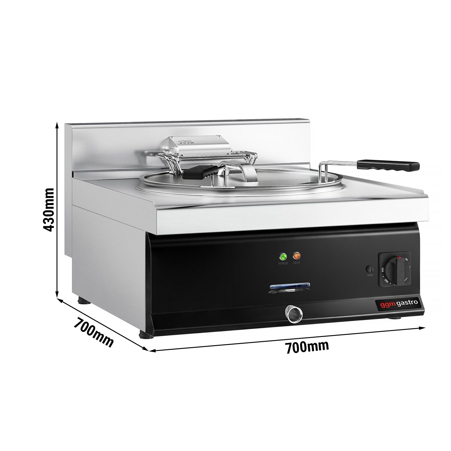 Kalafritüür 25 l, 14 kW