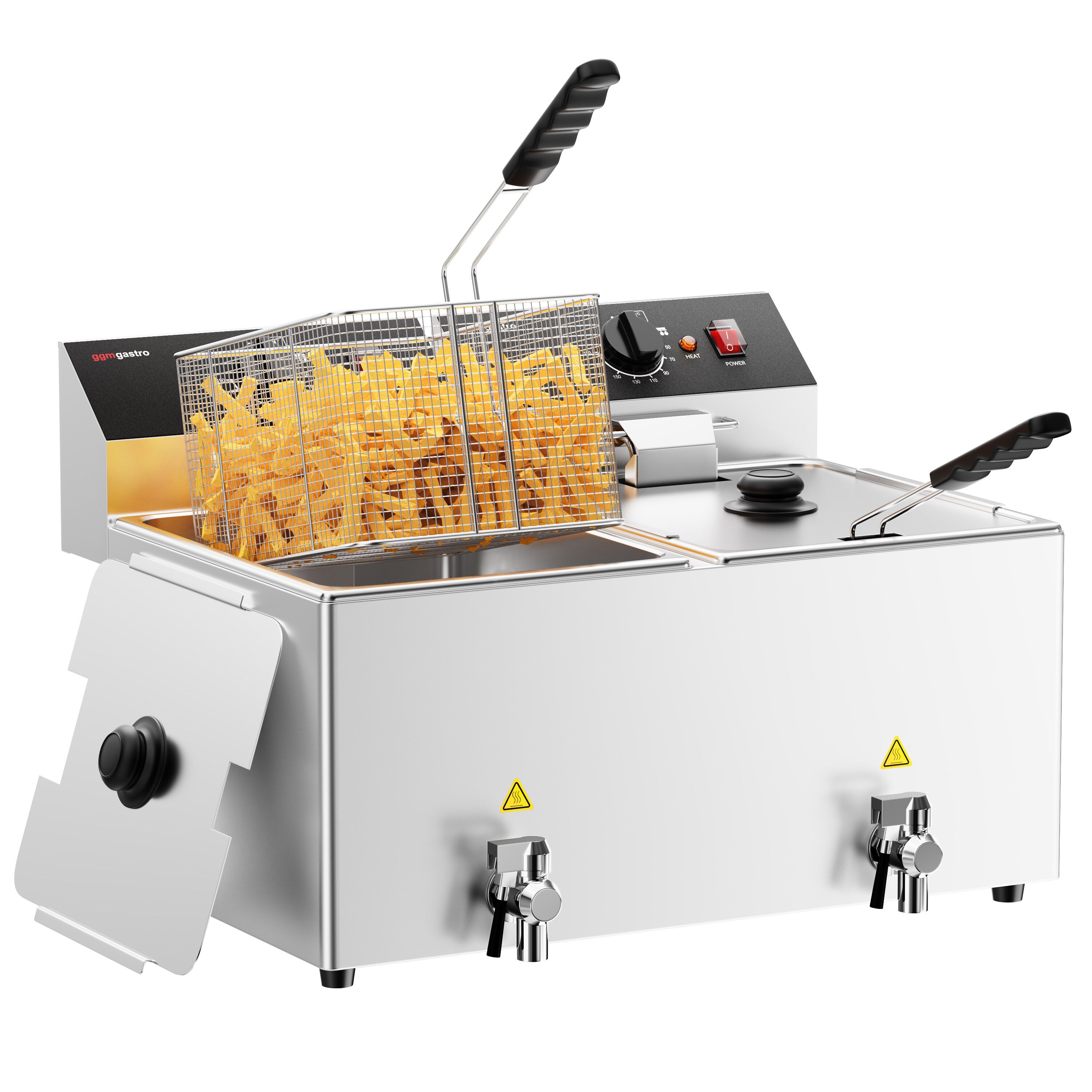 Fritüür 12 + 12 l, 6,5 kW