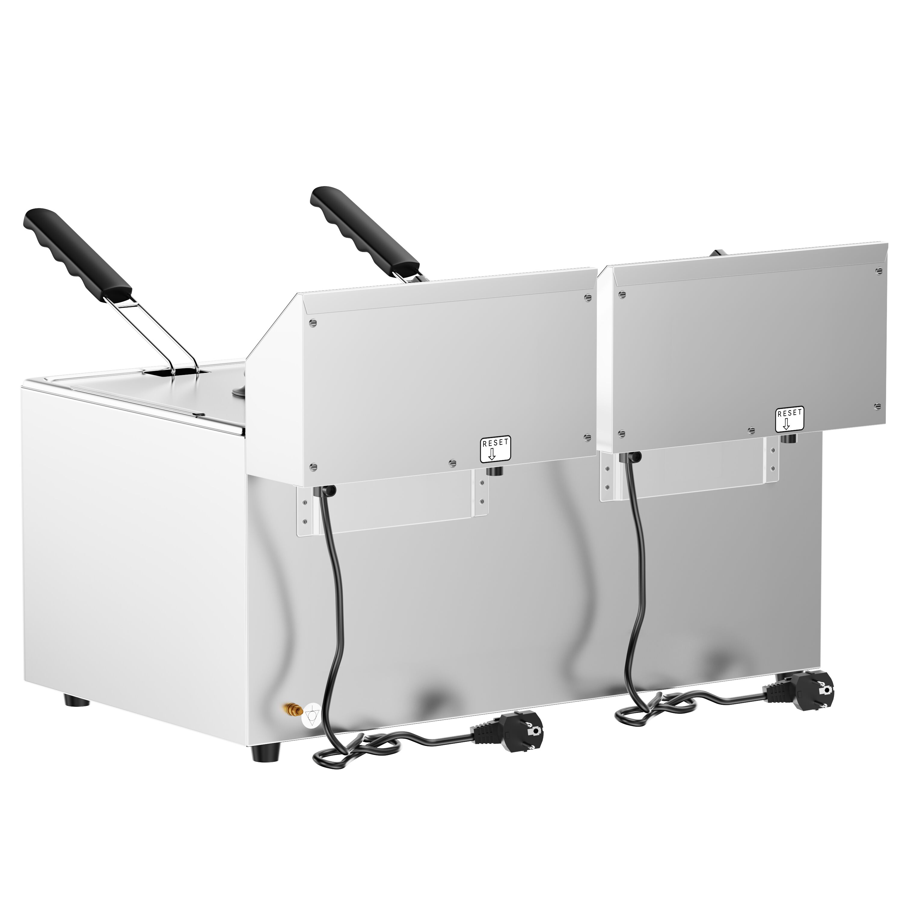 Fritüür 12 + 12 l, 6,5 kW