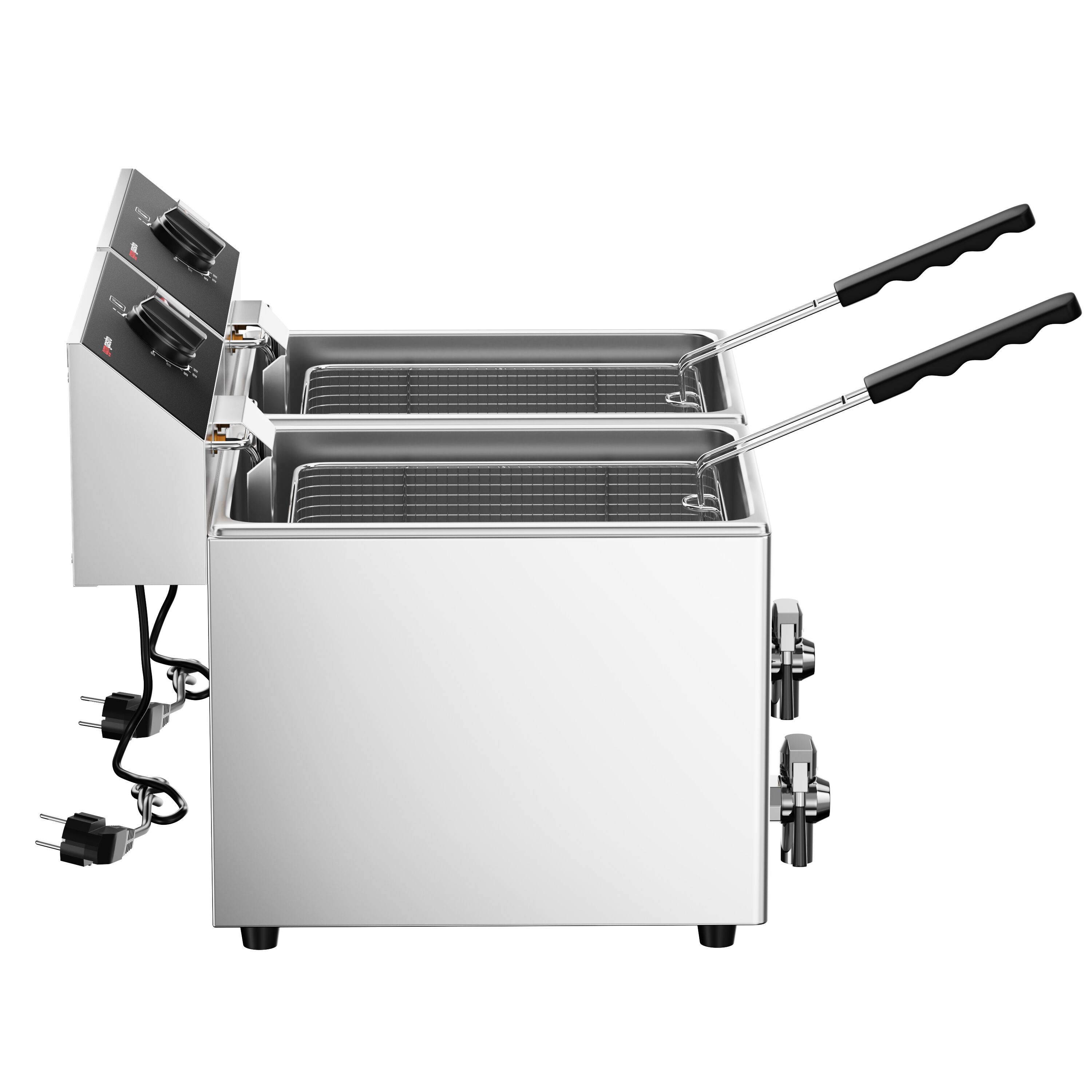 Fritüür 12 + 12 l, 6,5 kW