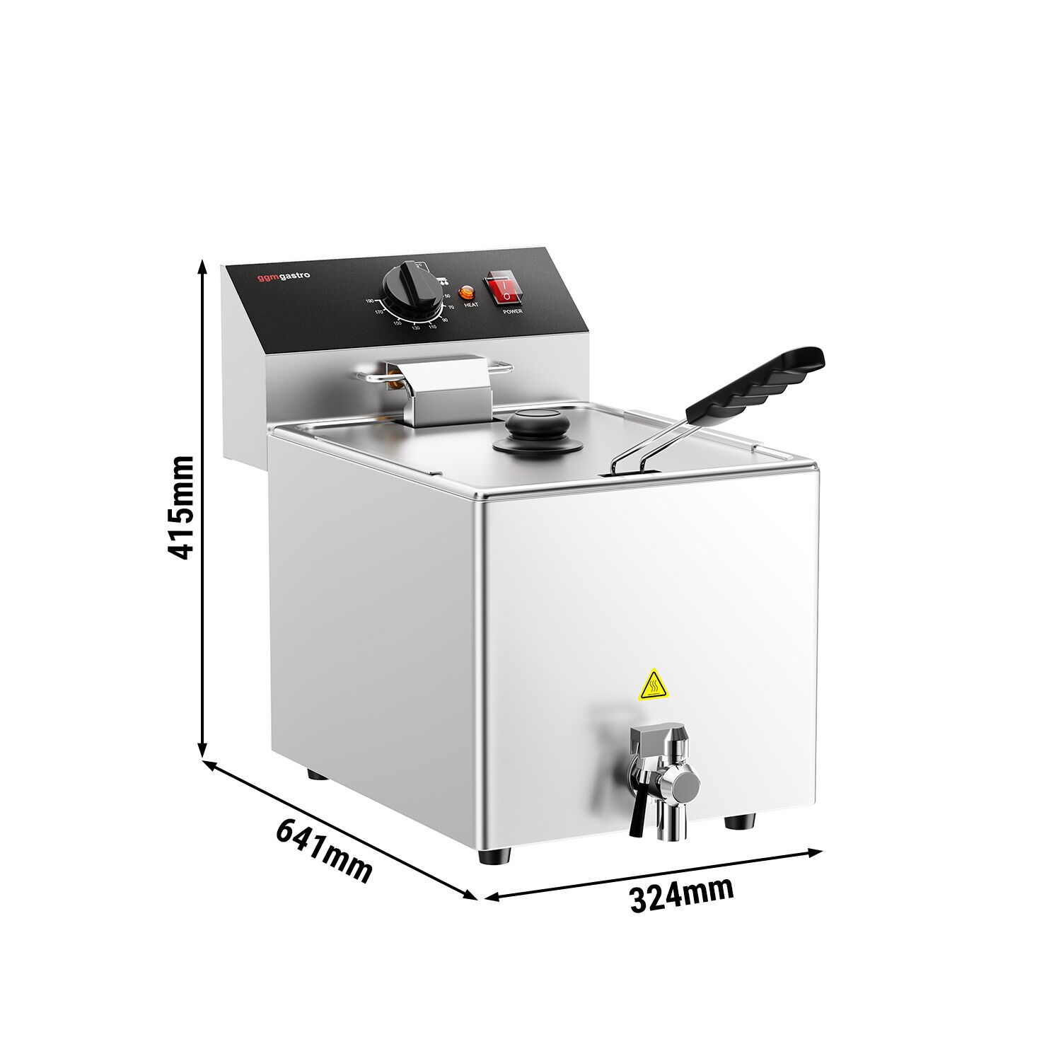 Elektrifritüür 12 l, 3,25 kW