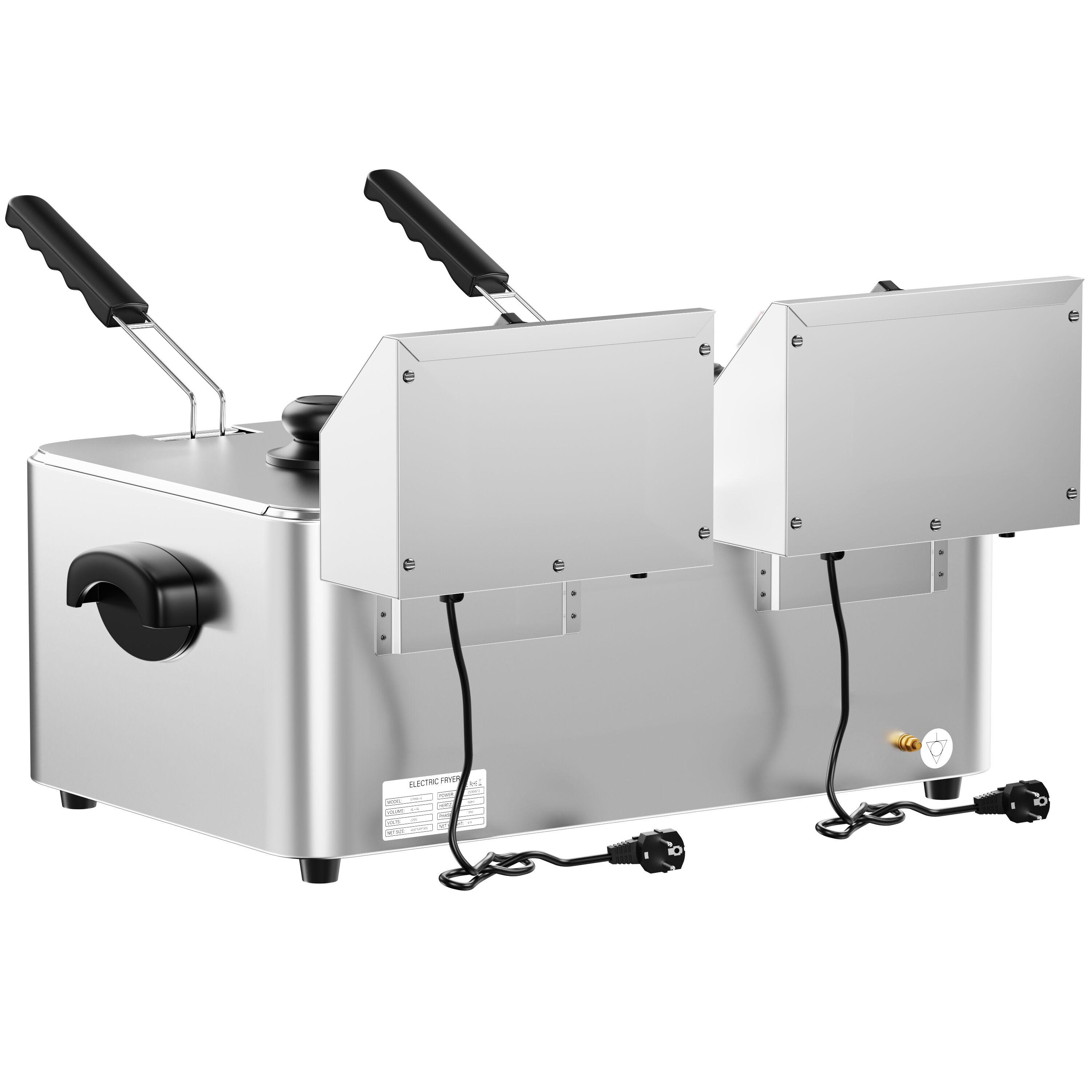 Fritüür 4 + 4 l, 5 kW