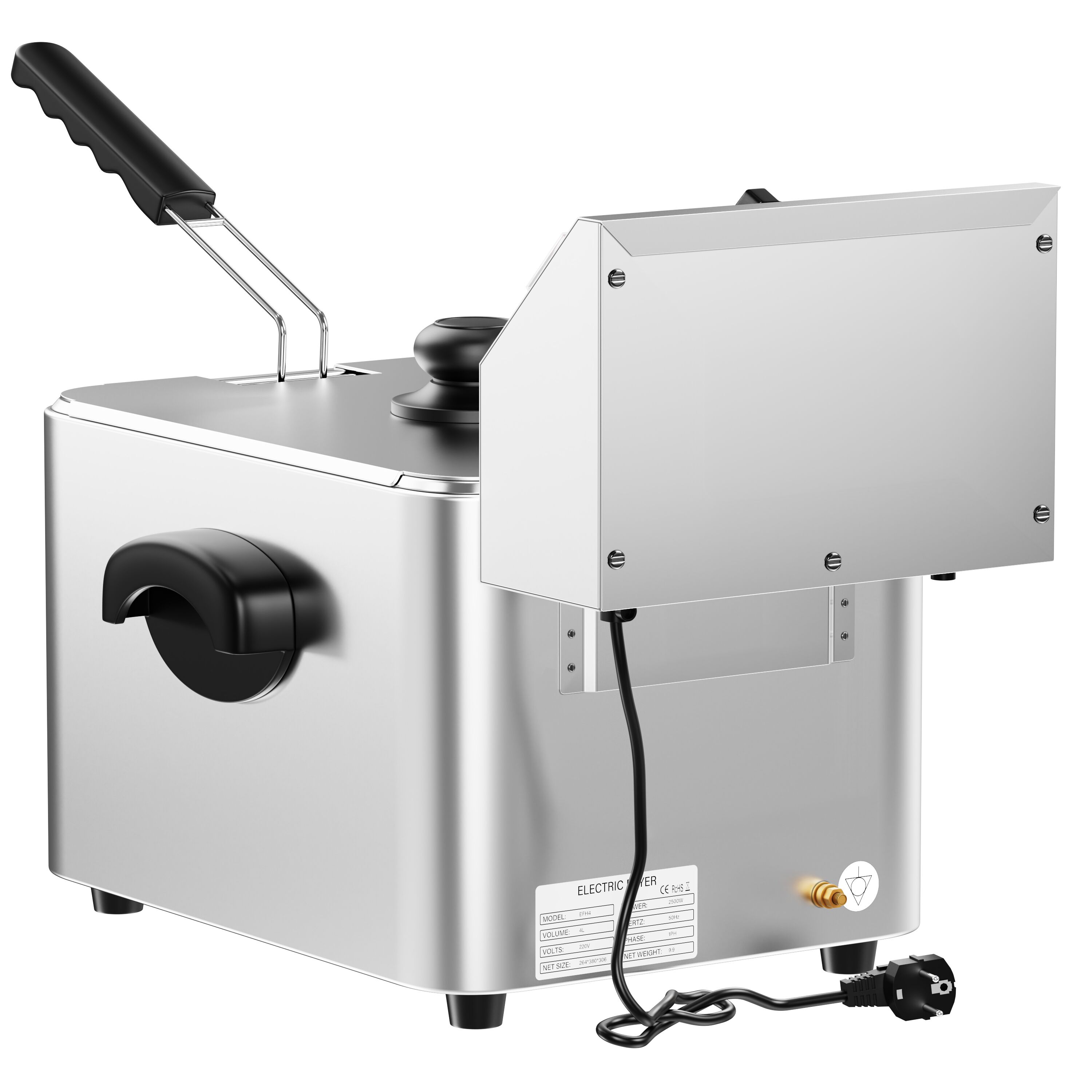 Elektrifritüür 4 l, 2,5 kW