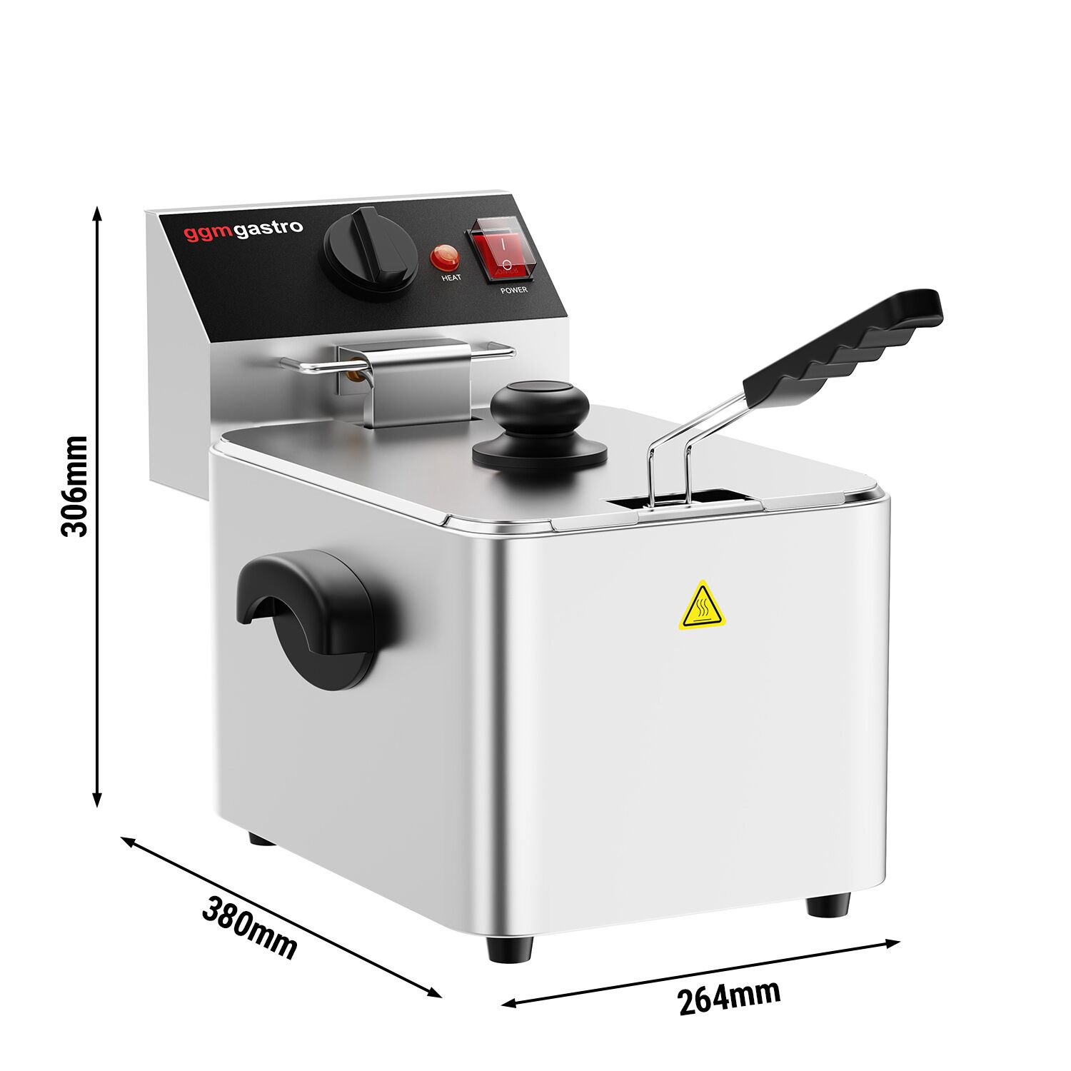 Elektrifritüür 4 l, 2,5 kW
