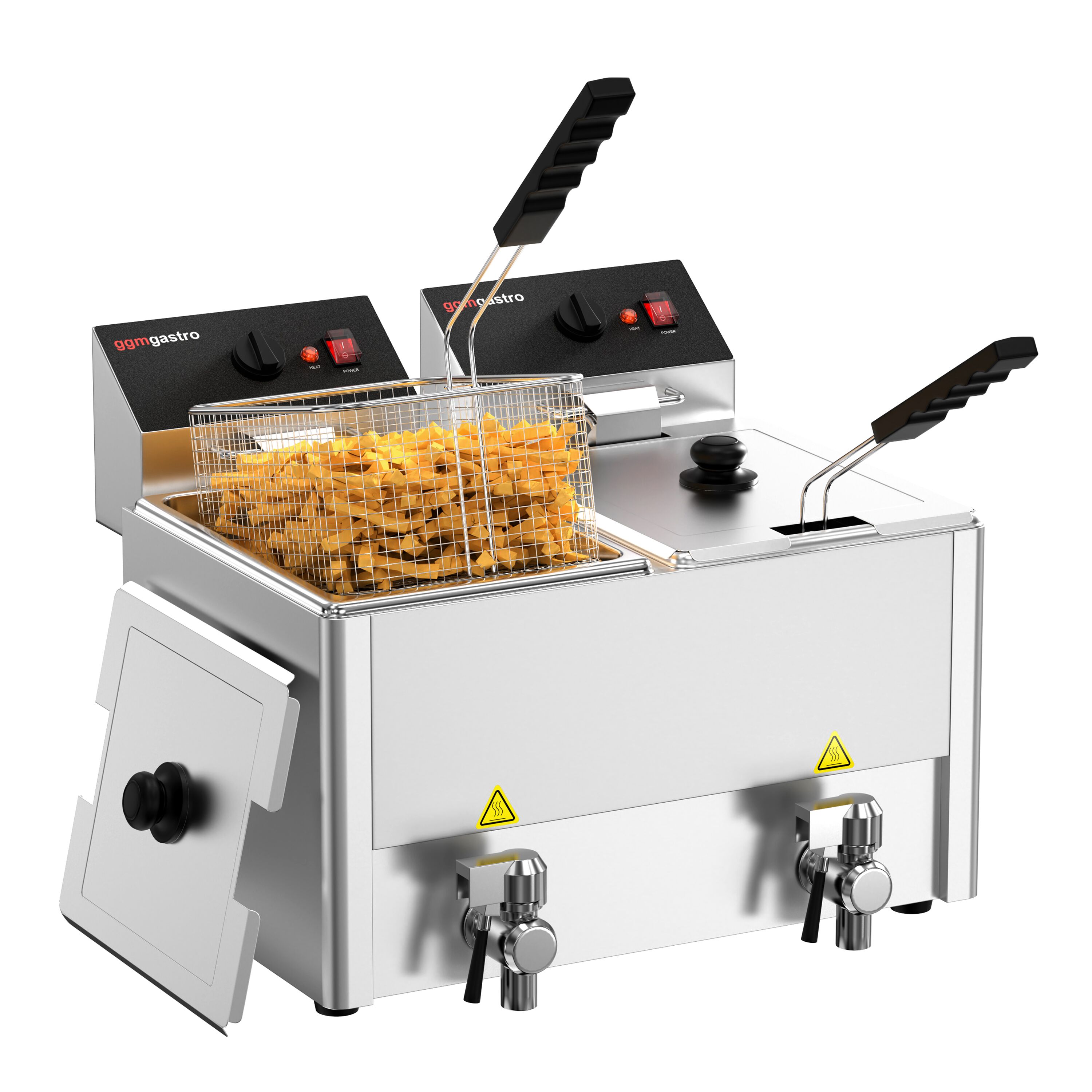 Fritüür 8 + 8 l, 6,5 kW