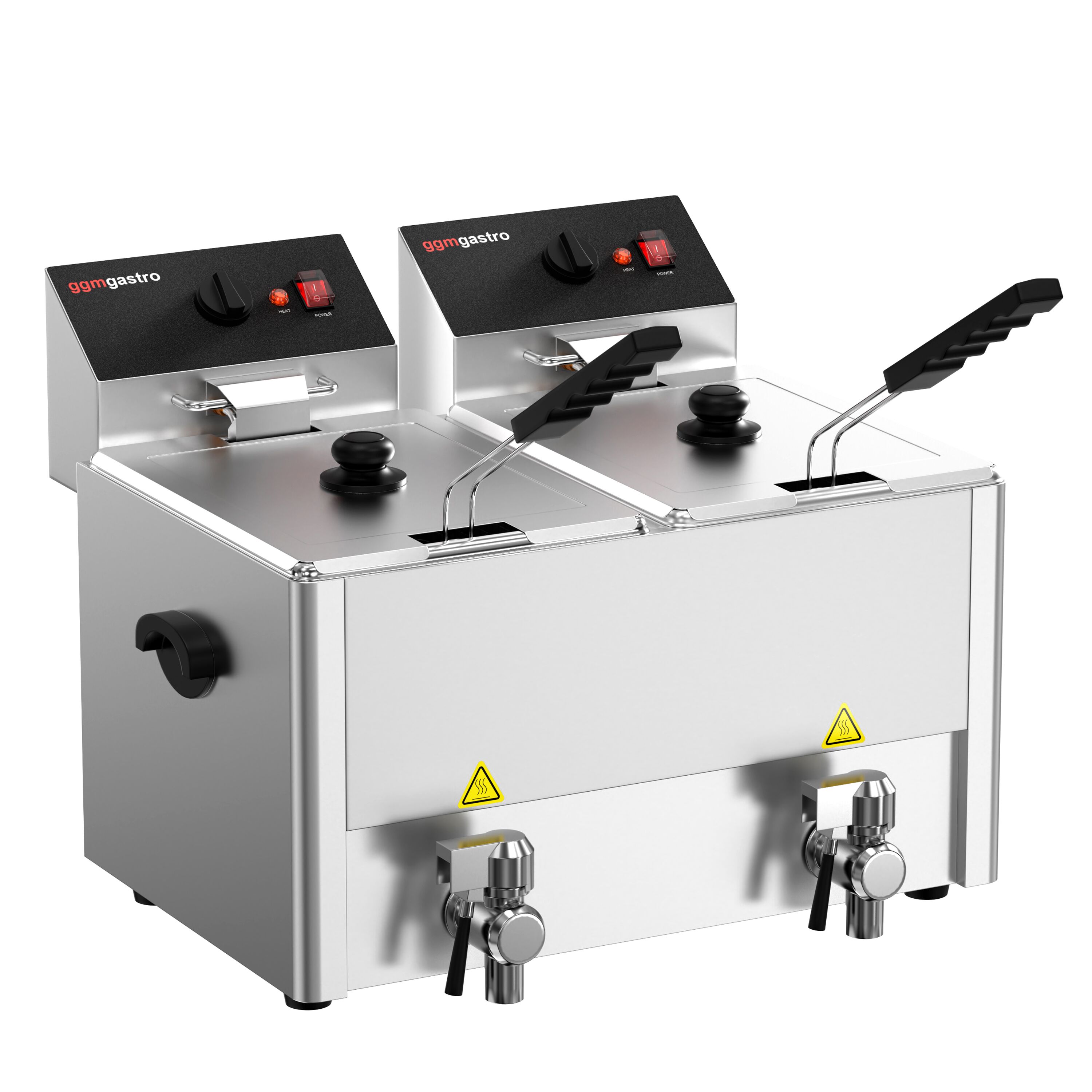 Fritüür 8 + 8 l, 6,5 kW
