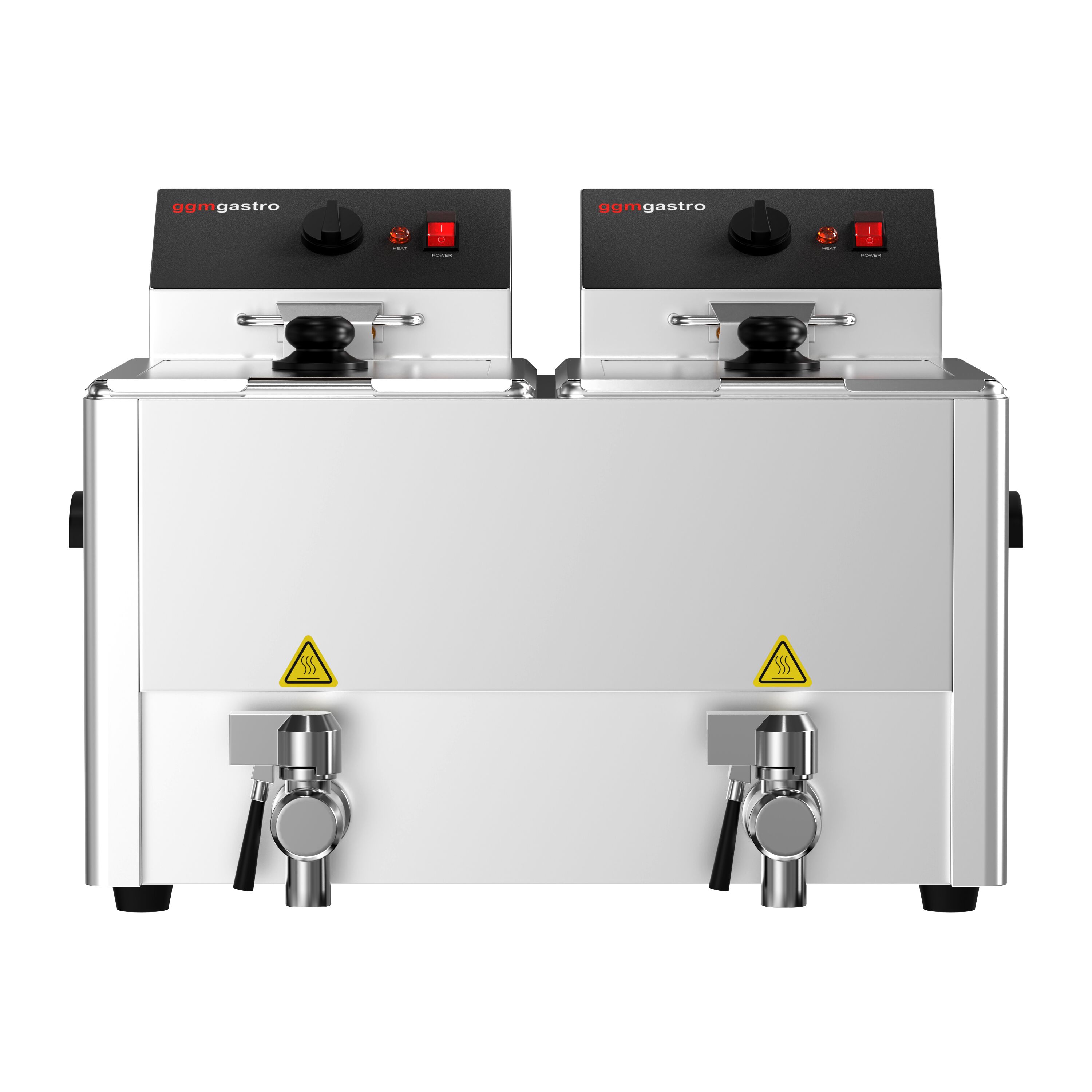 Fritüür 8 + 8 l, 6,5 kW