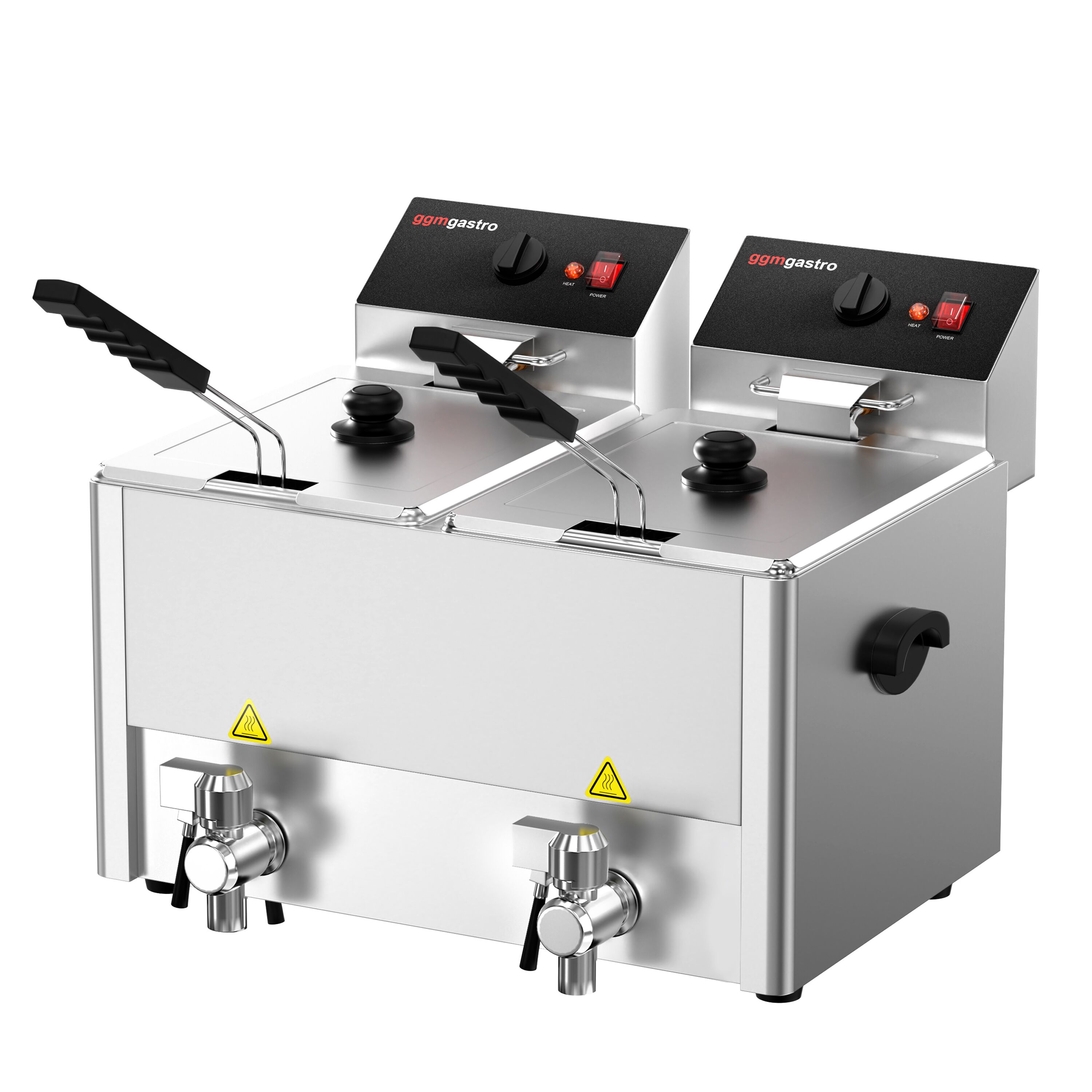 Fritüür 8 + 8 l, 6,5 kW