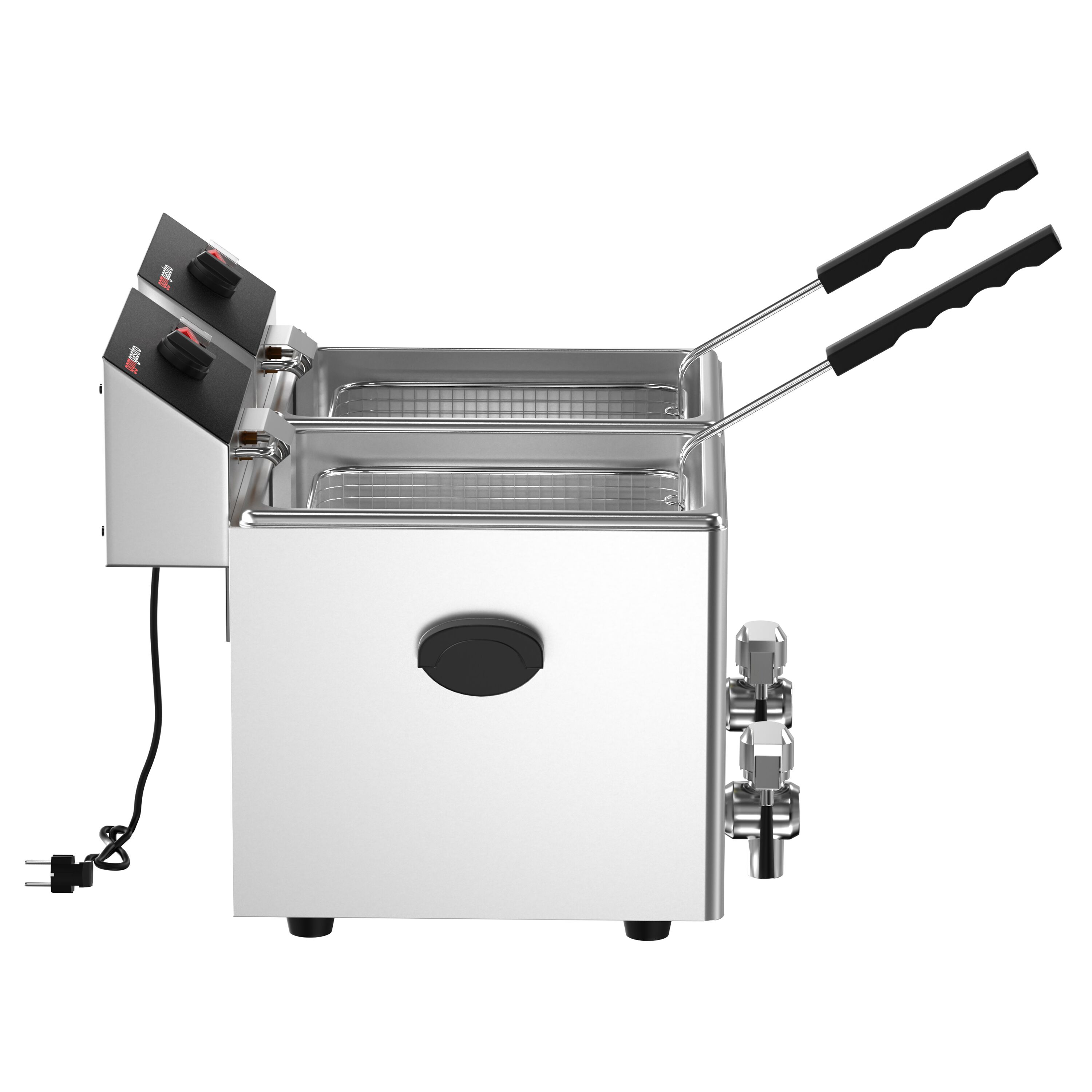 Fritüür 8 + 8 l, 6,5 kW