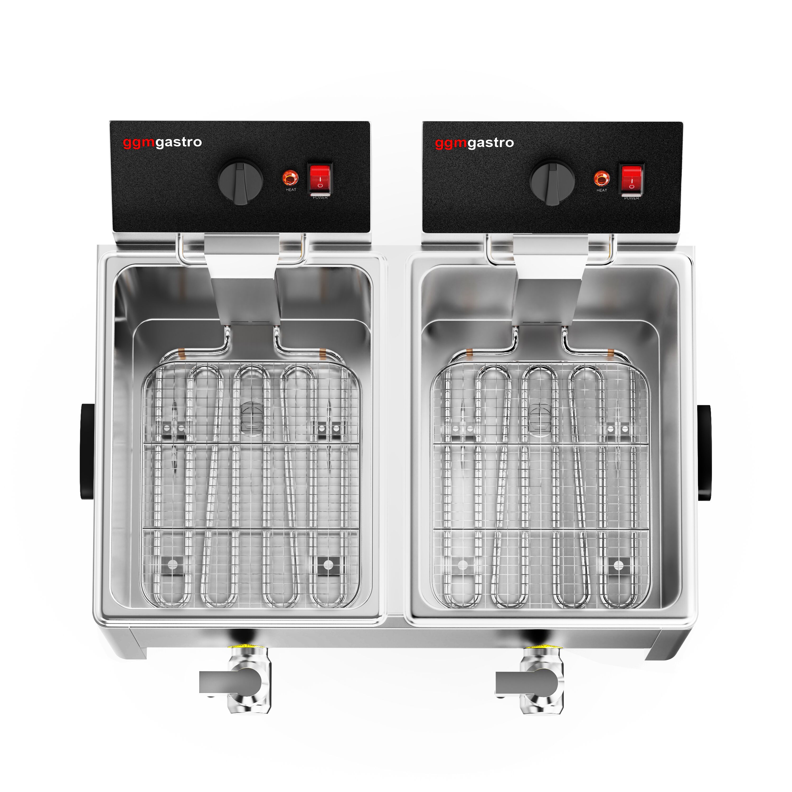 Fritüür 8 + 8 l, 6,5 kW