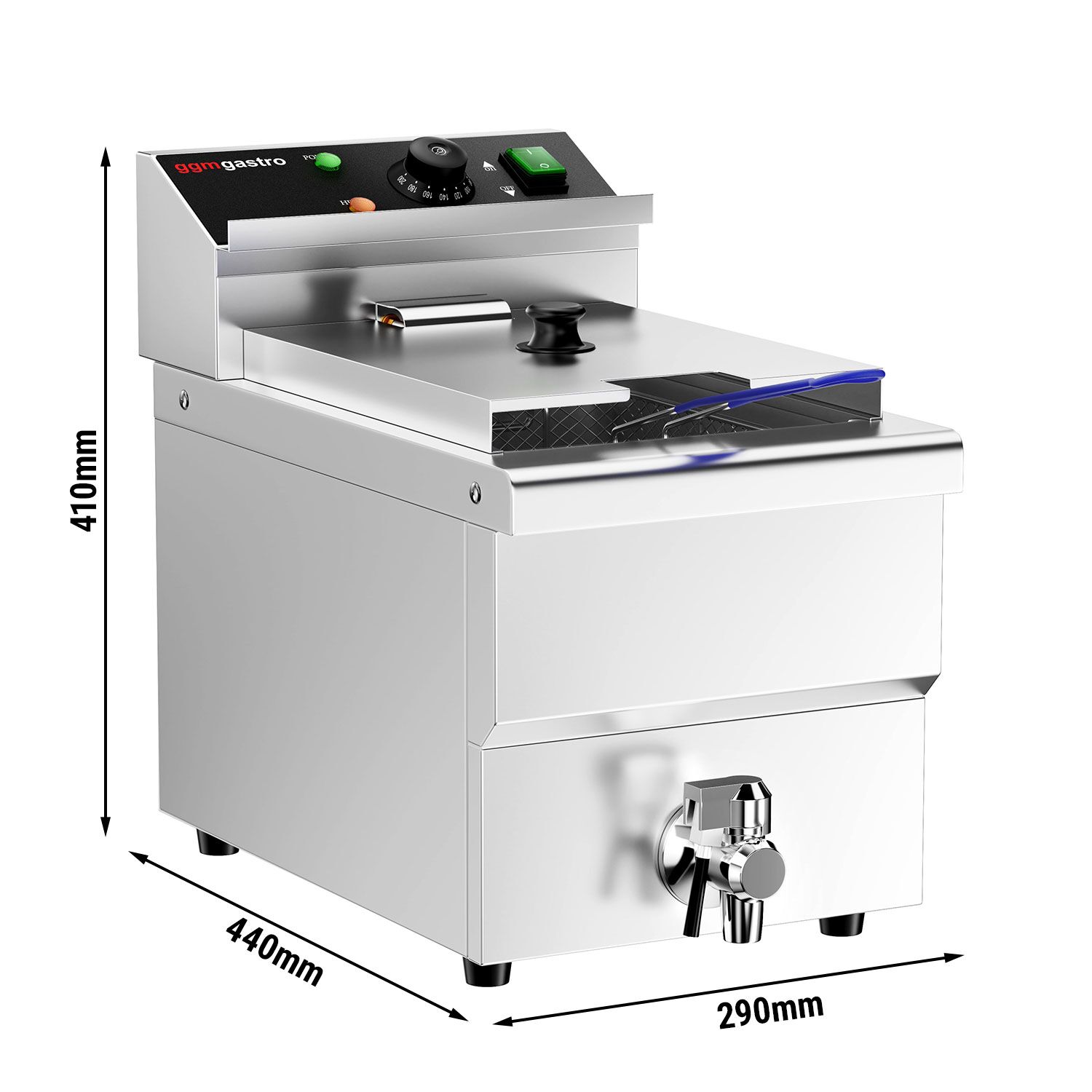 Elektrifritüür 8 l, 3,25 kW