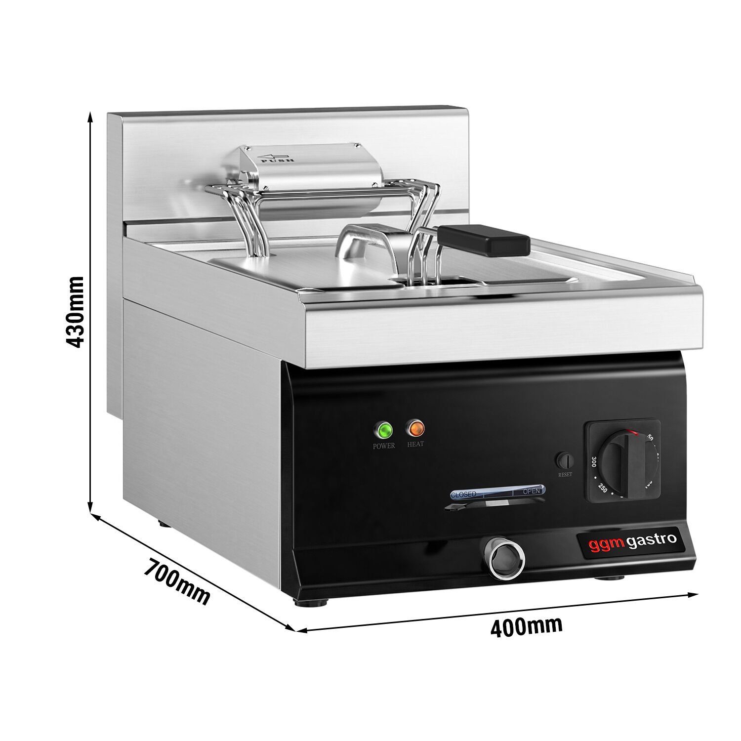 Elektrifritüür 10 l, 13,2 kW