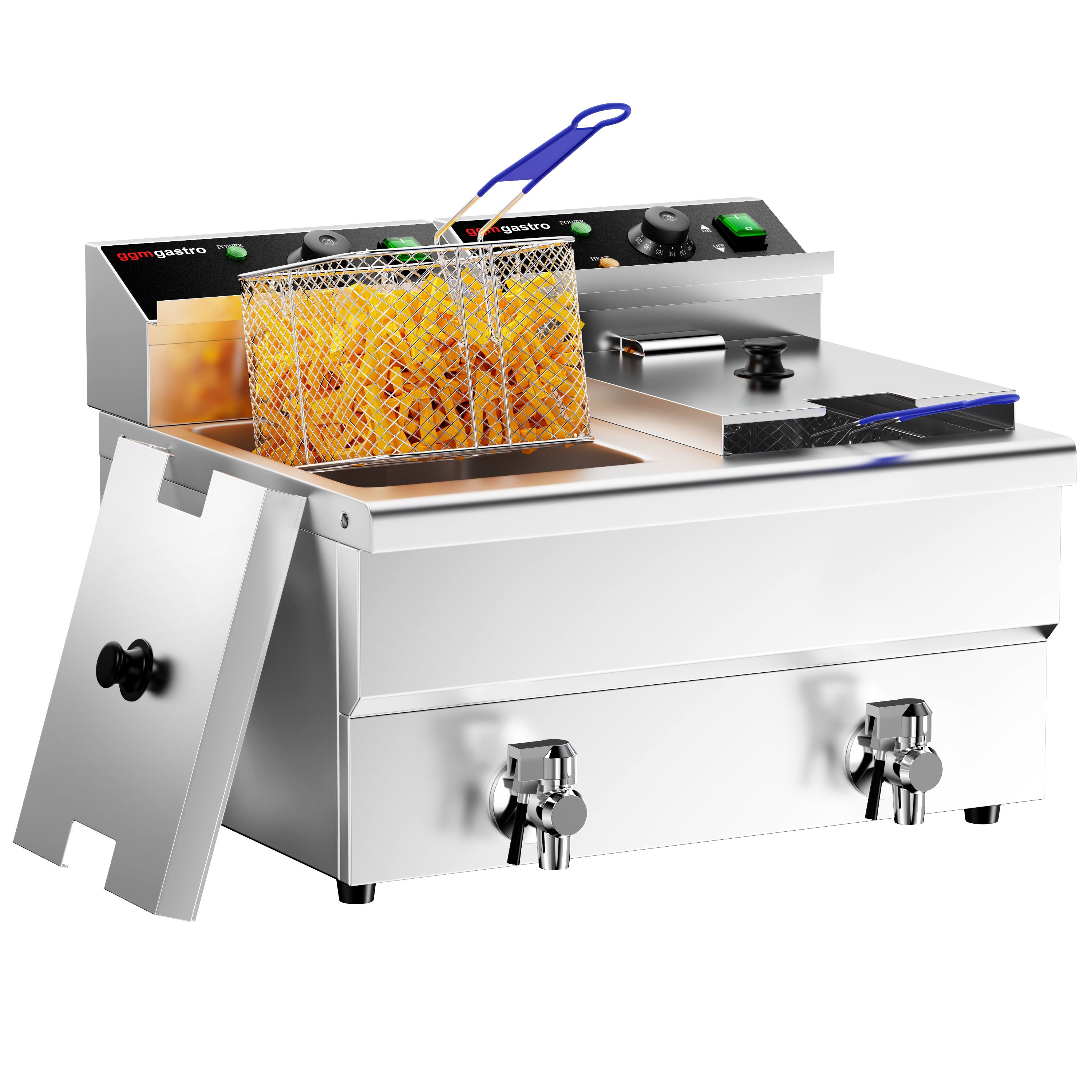 Fritüür 8 + 8 l, 6,5 kW