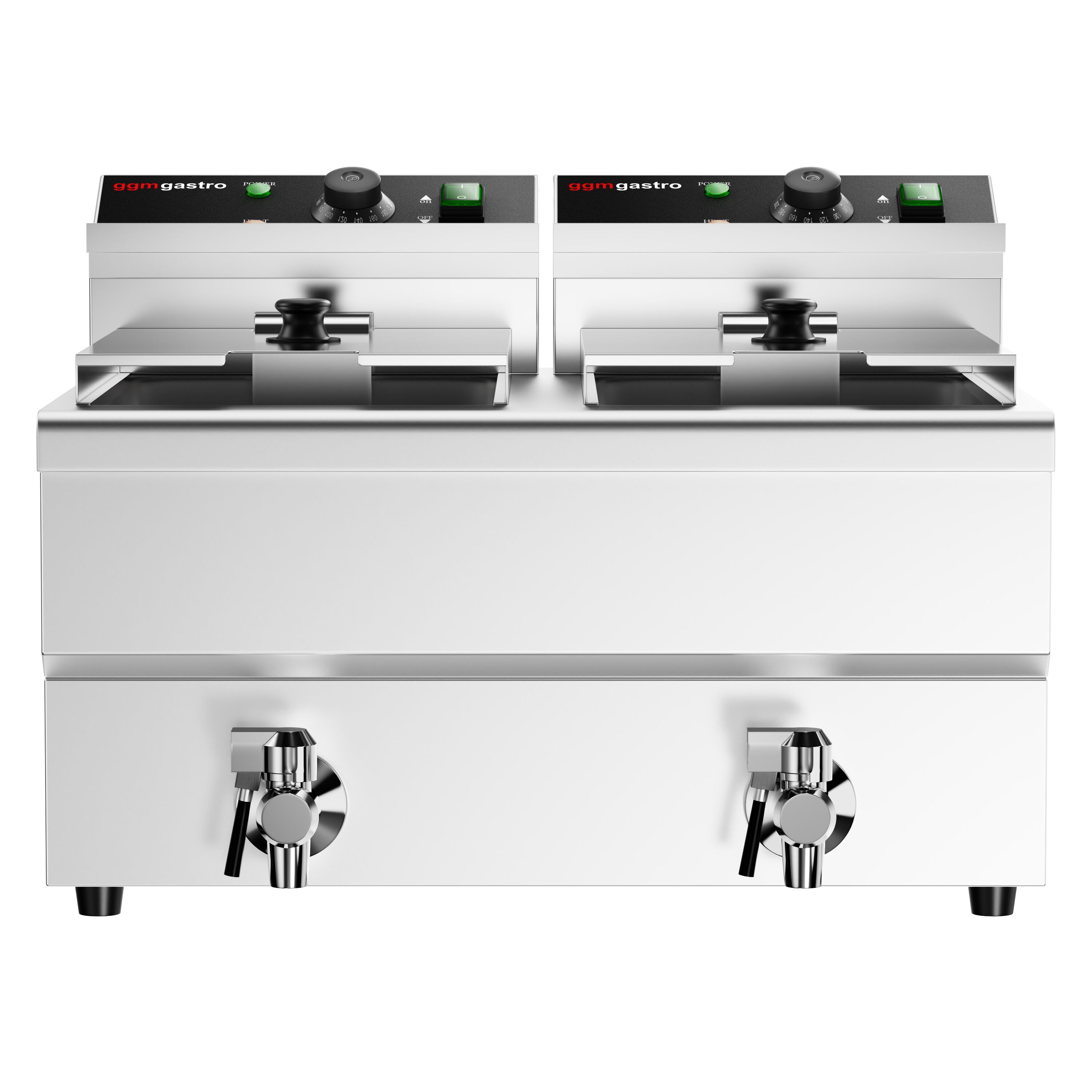 Fritüür 8 + 8 l, 6,5 kW