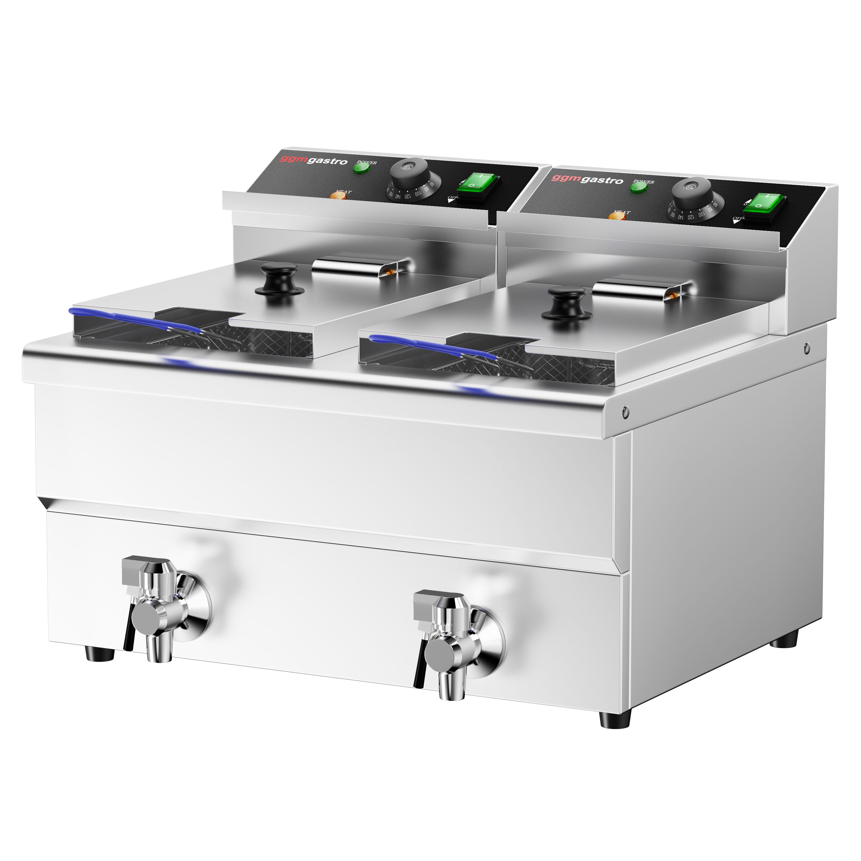 Fritüür 8 + 8 l, 6,5 kW