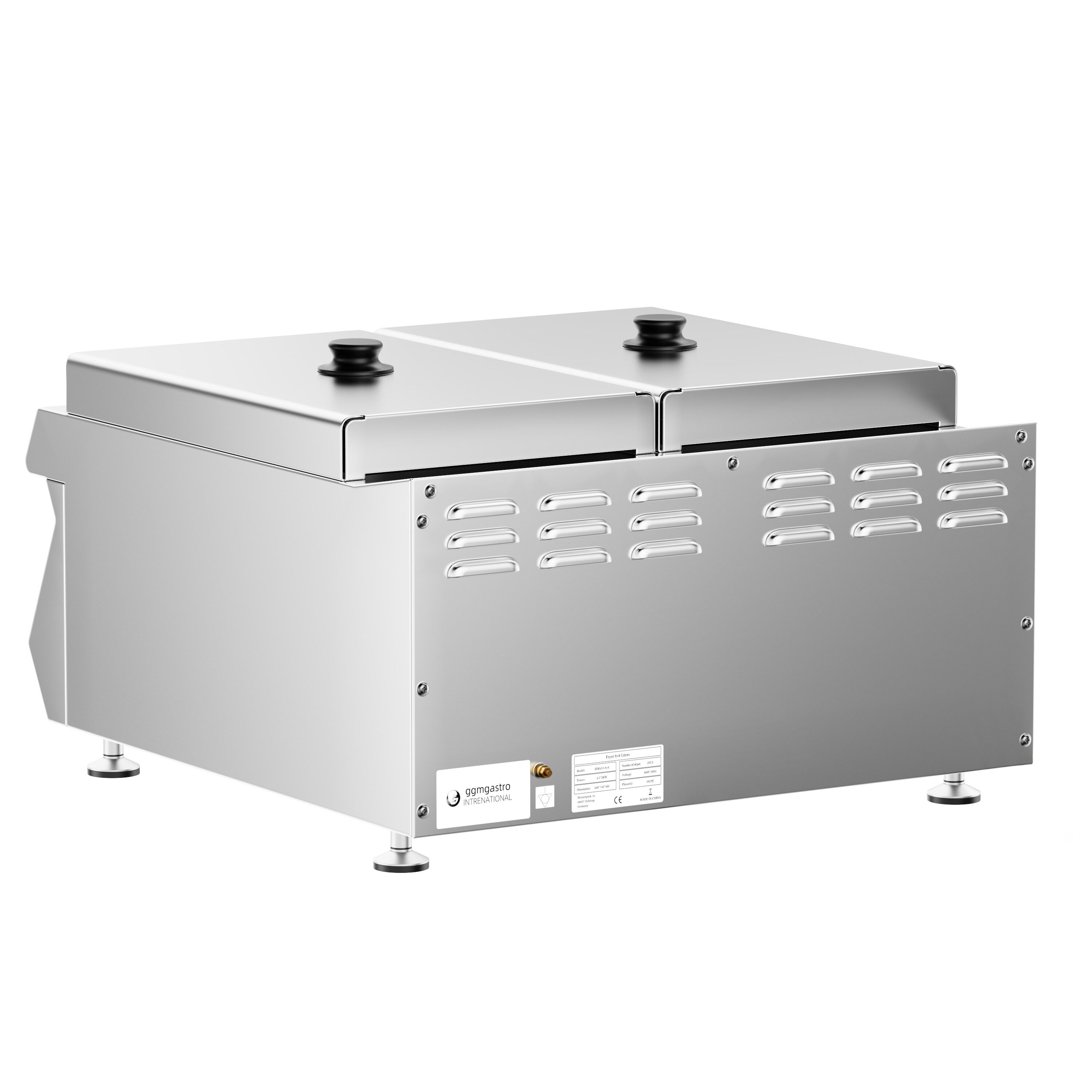 Fritüür 13 + 13 l, 9 kW