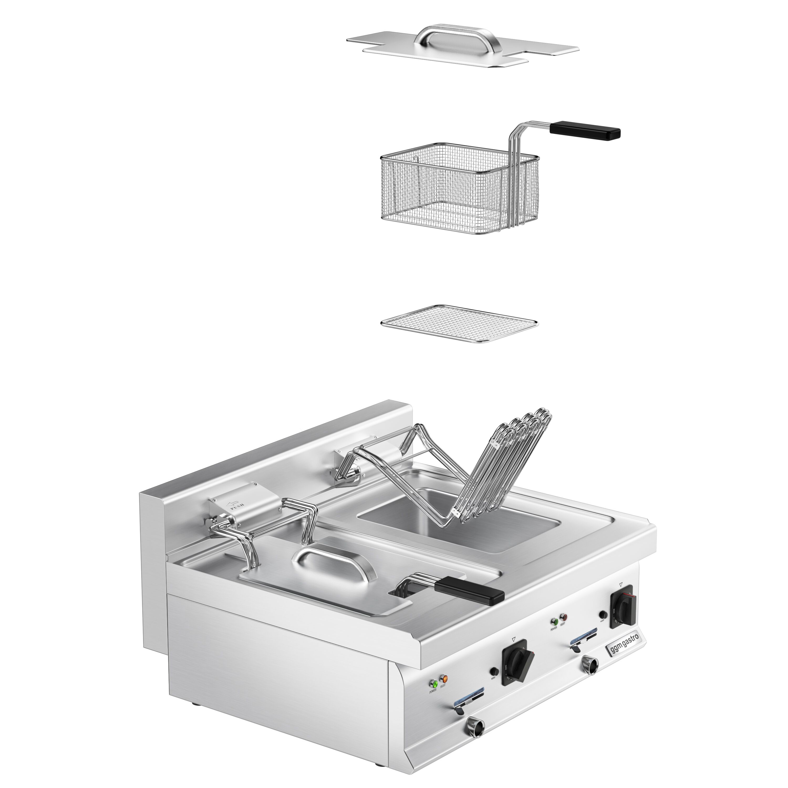 Fritüür 10 + 10 l, 18 kW