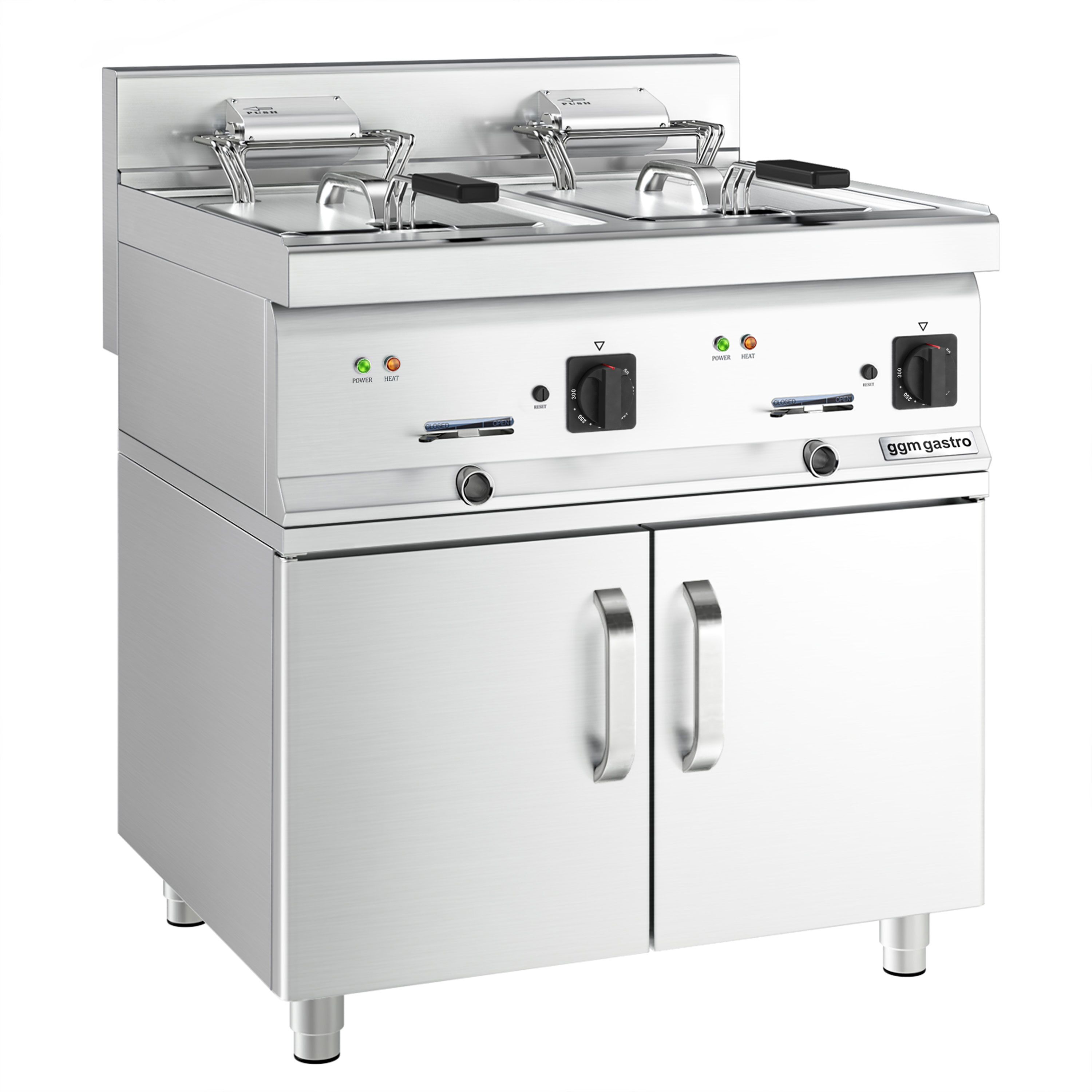 Fritüür 10 + 10 l, 18 kW alusega