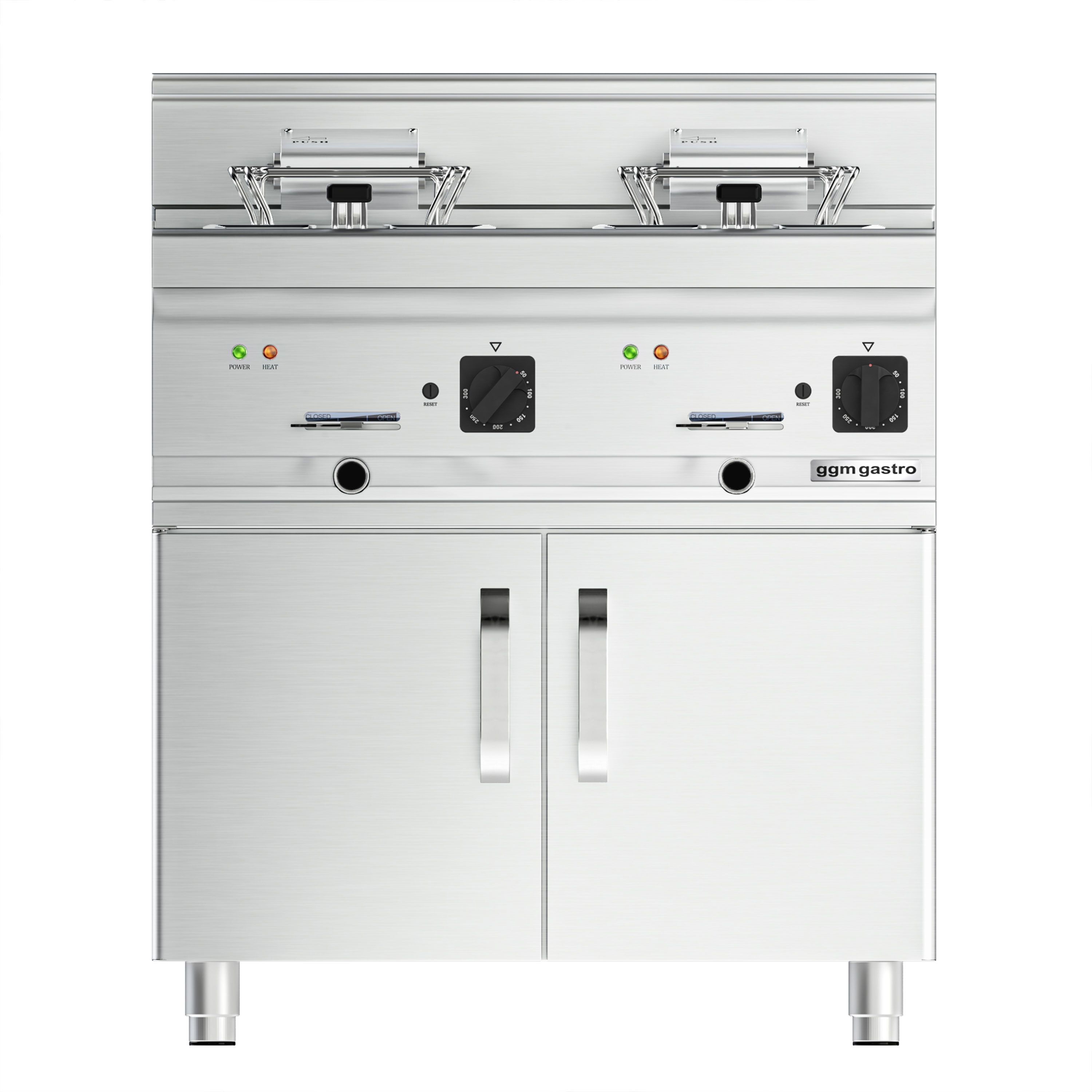Fritüür 10 + 10 l, 18 kW alusega