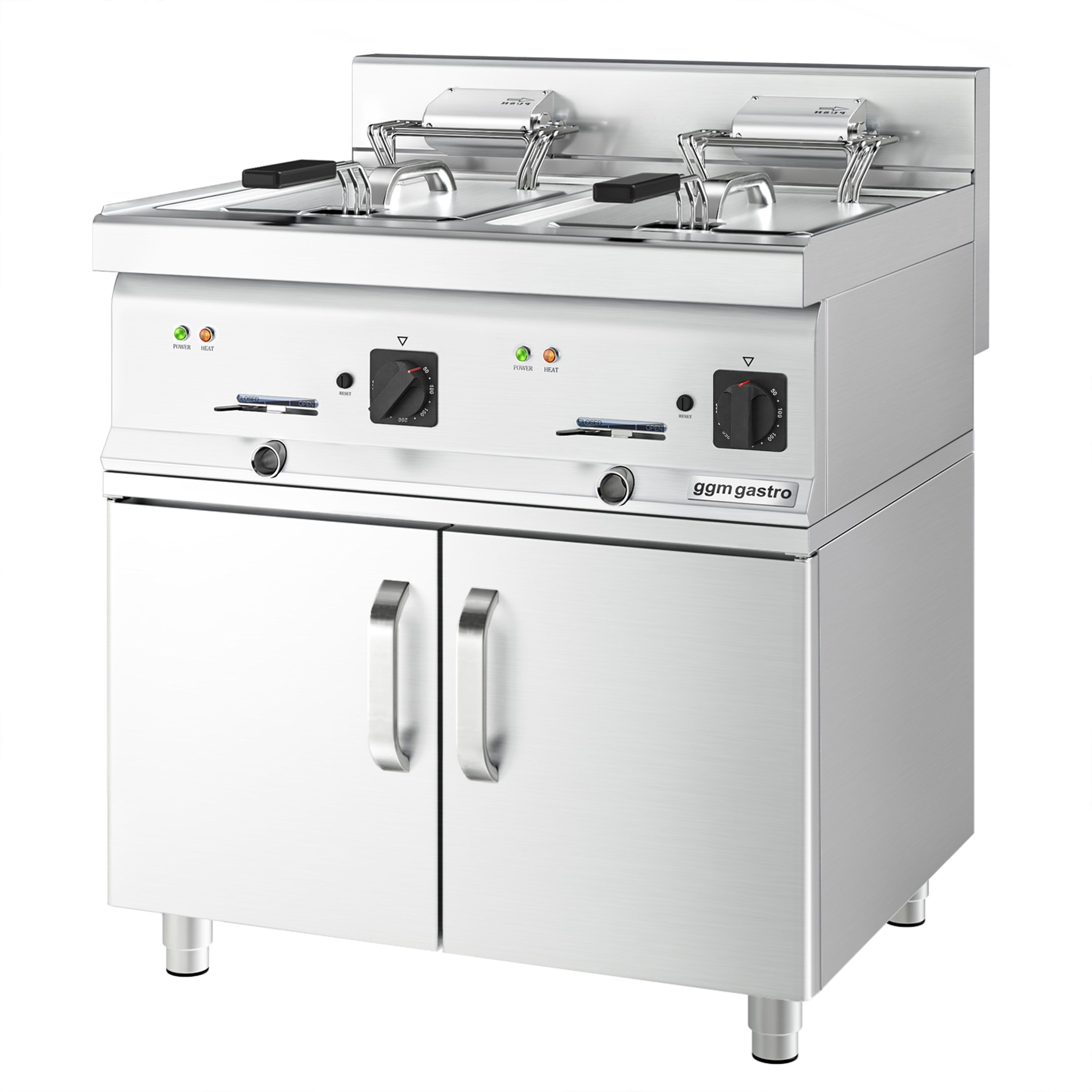 Fritüür 10 + 10 l, 18 kW alusega