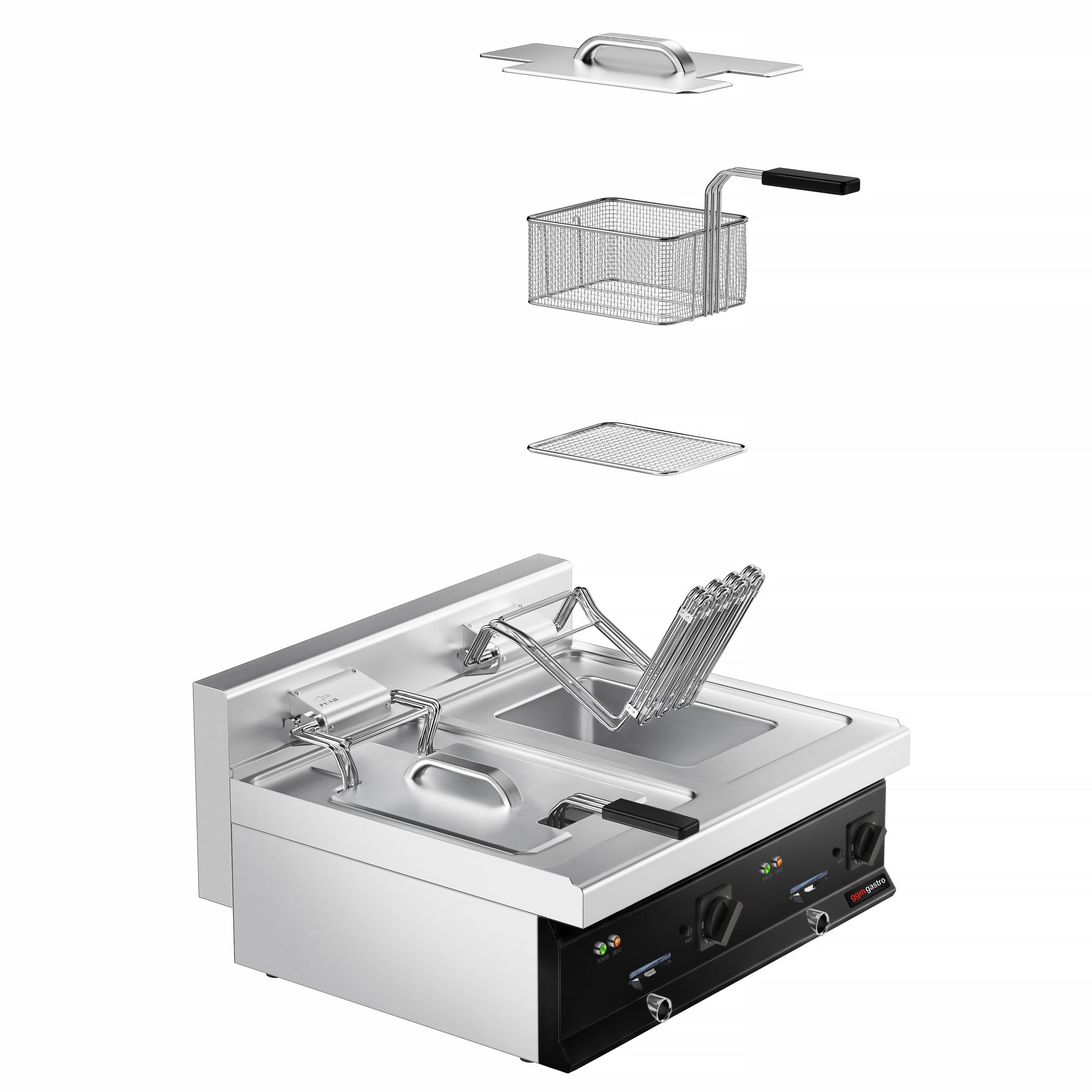 Fritüür 10 + 10 l, 16 kW