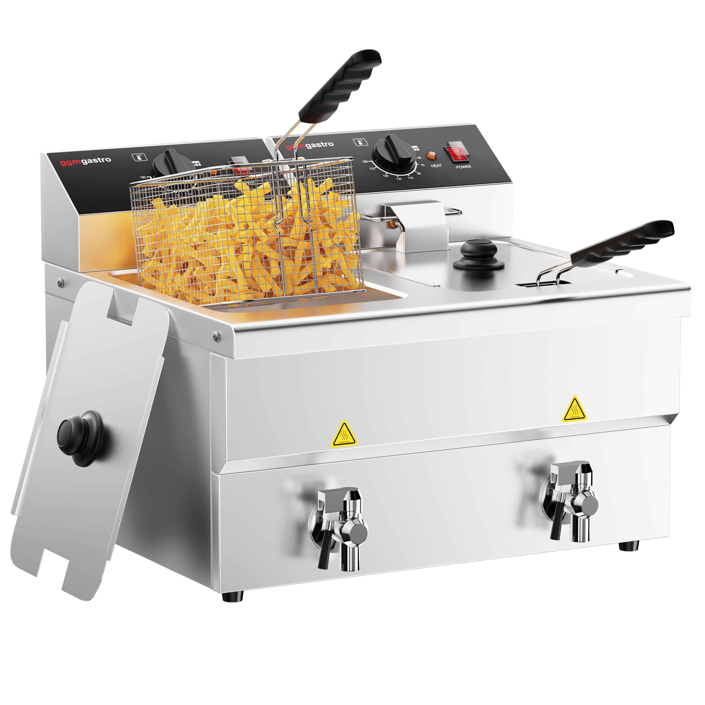 Fritüür 8 + 8 l, 6,5 kW