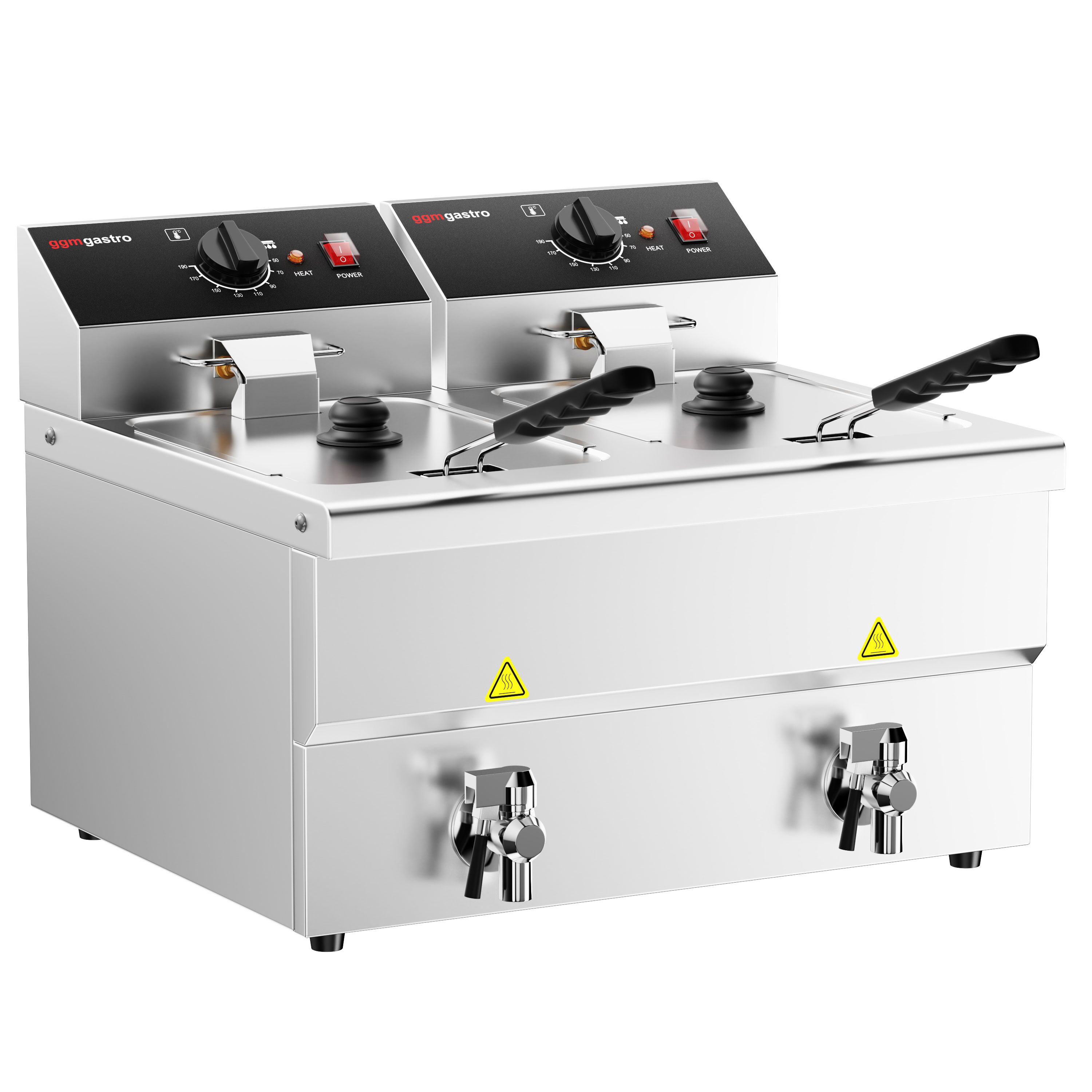 Fritüür 8 + 8 l, 6,5 kW