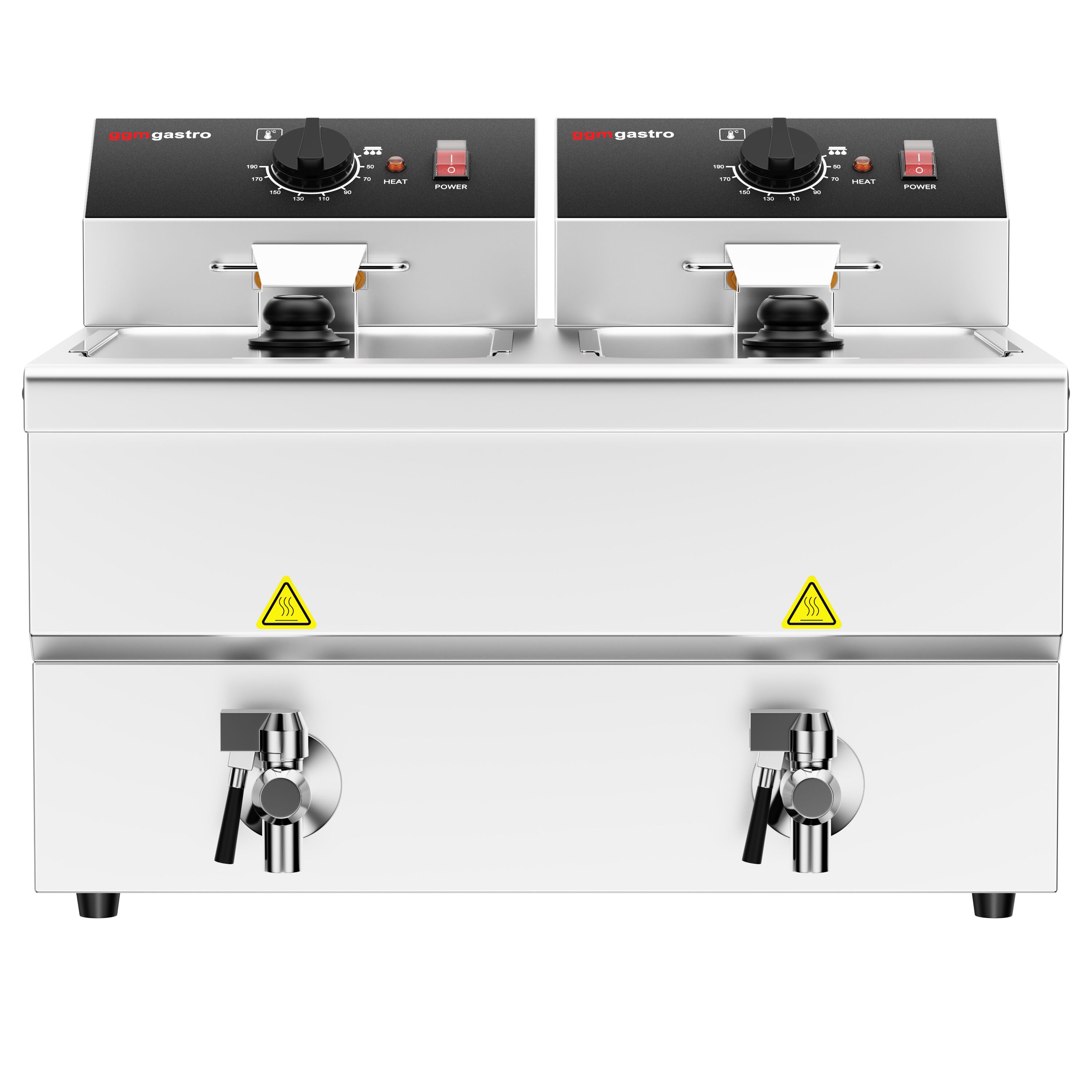 Fritüür 8 + 8 l, 6,5 kW