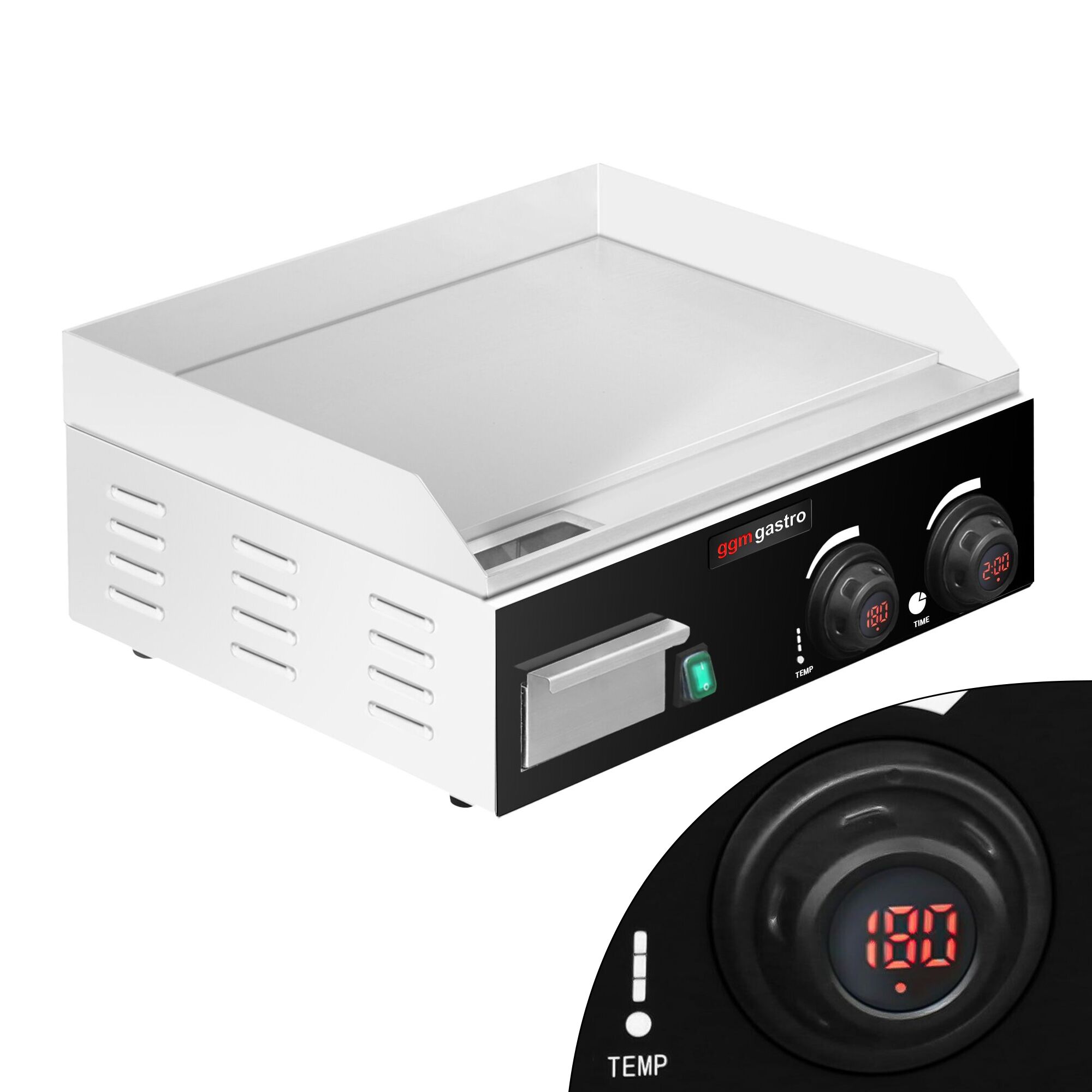 Elektriline grillplaat digitaalne, sile