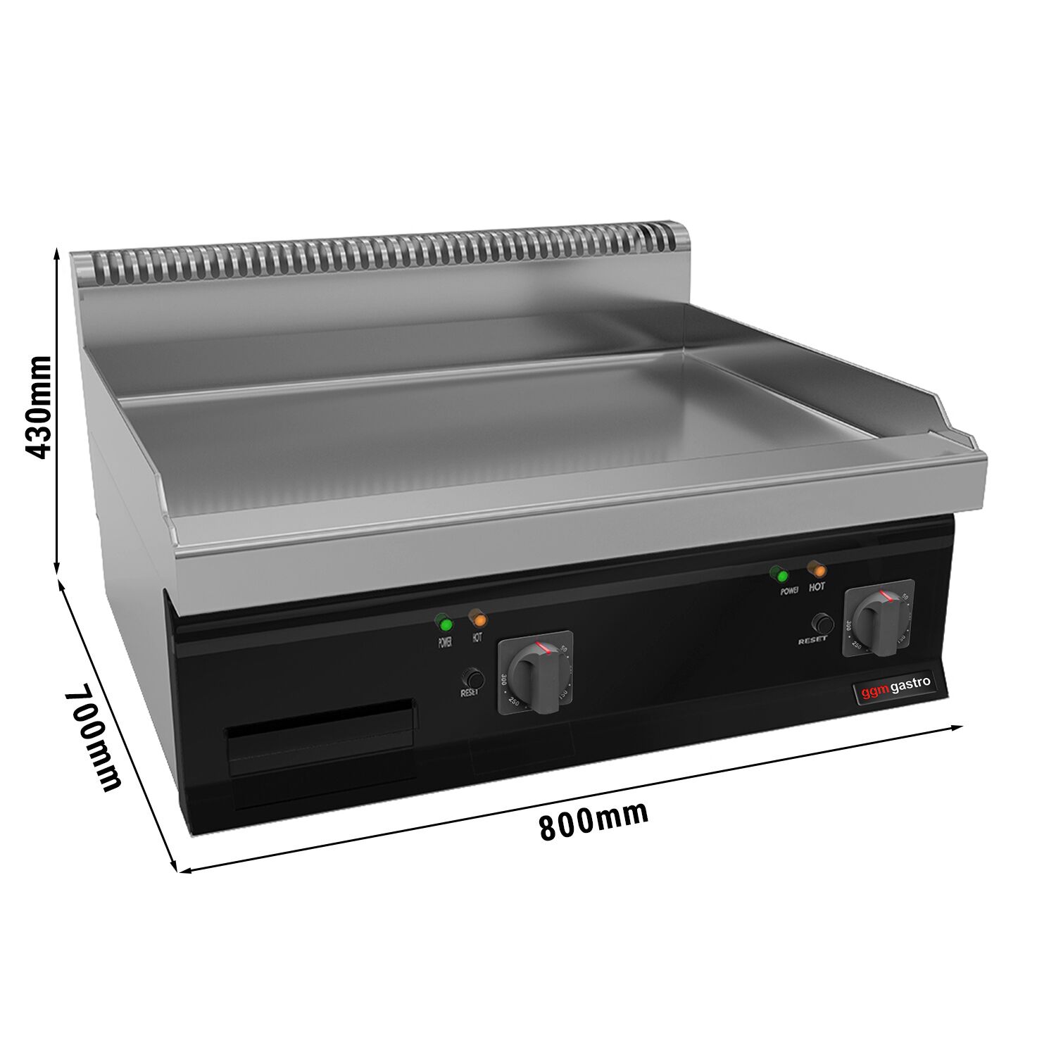 Elektriline grillplaat, sile