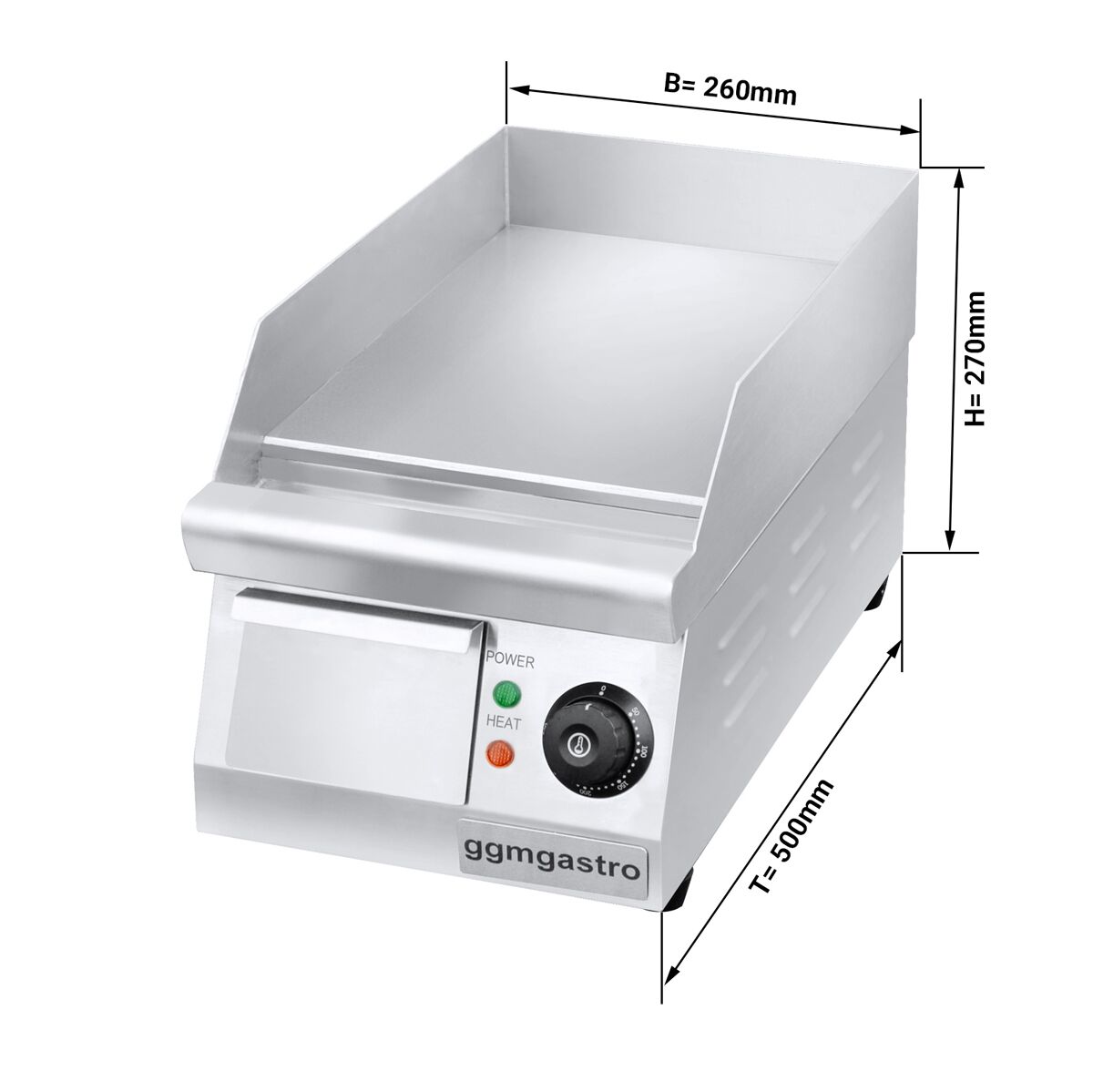 Elektriline grillplaat, sile