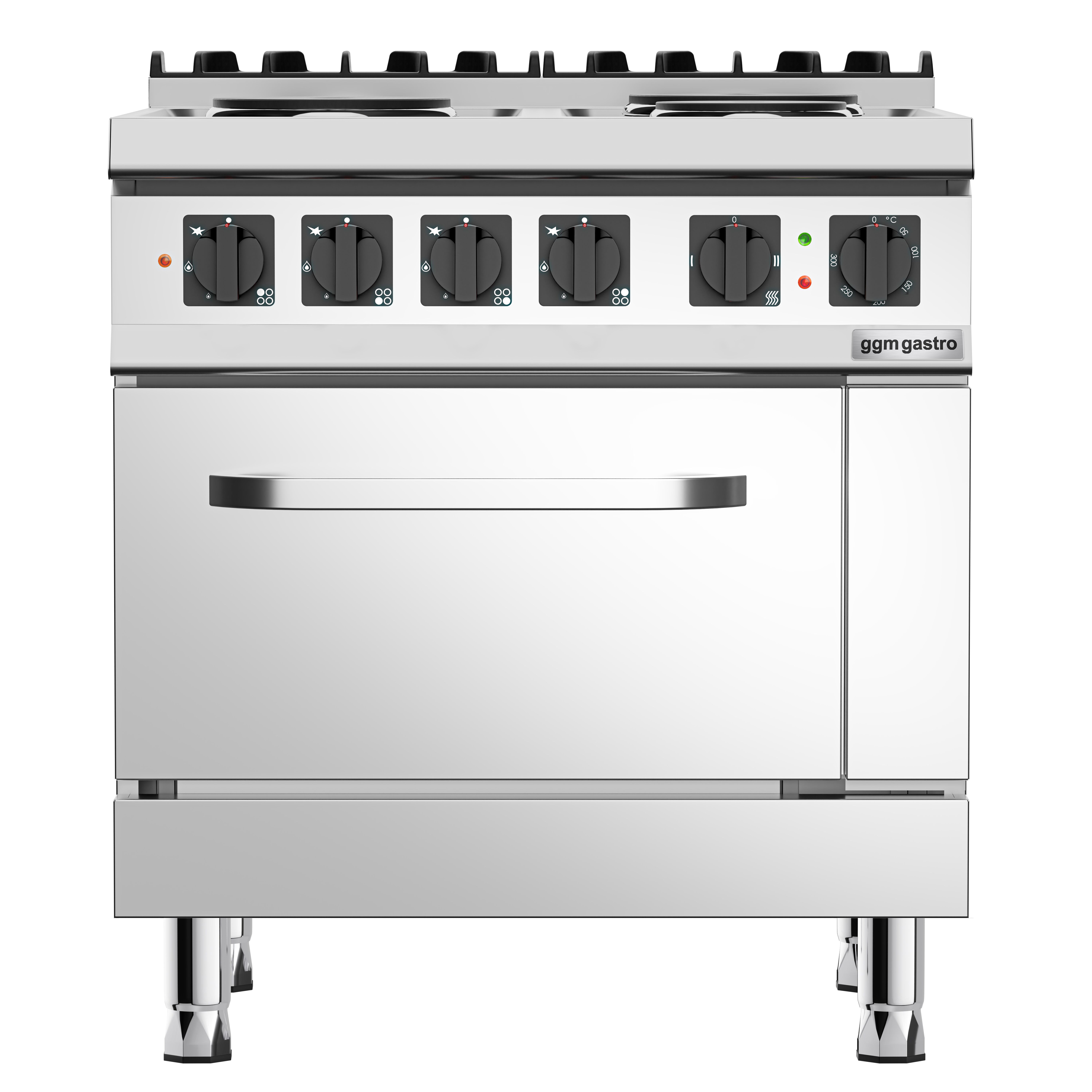 Gaasipliit ahjuga 4-plaati 15,2kW