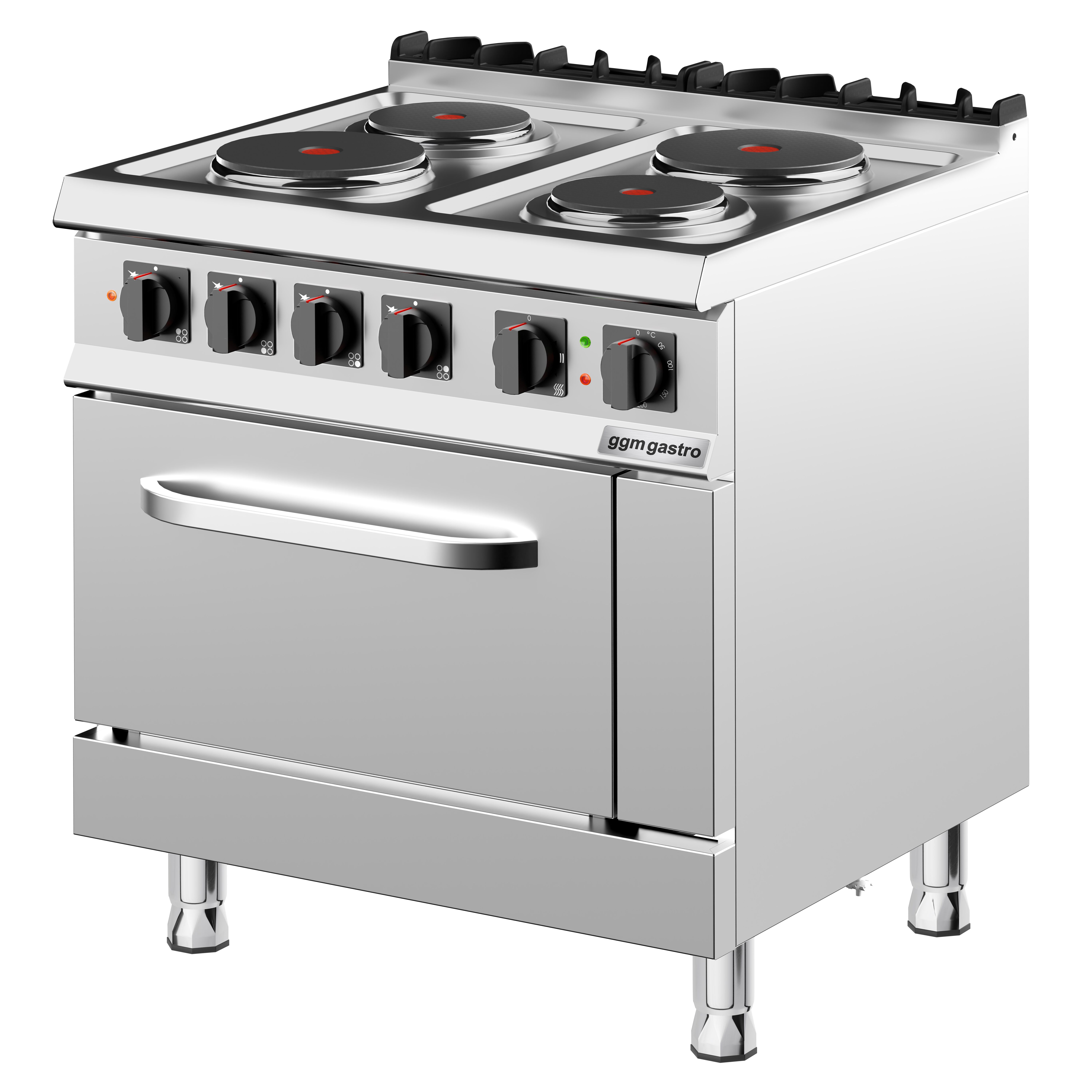 Gaasipliit ahjuga 4-plaati 15,2kW