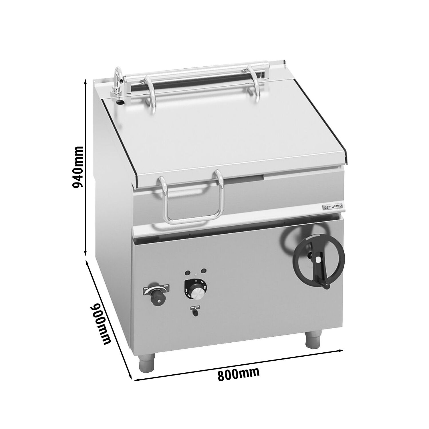 Elektriline brattpann 80L, 9,6kW