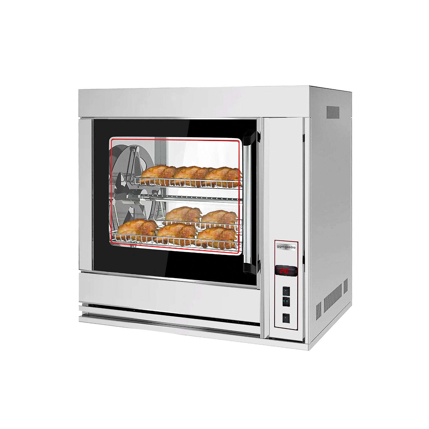 Korv-rotisserie ahi, 4 korvi