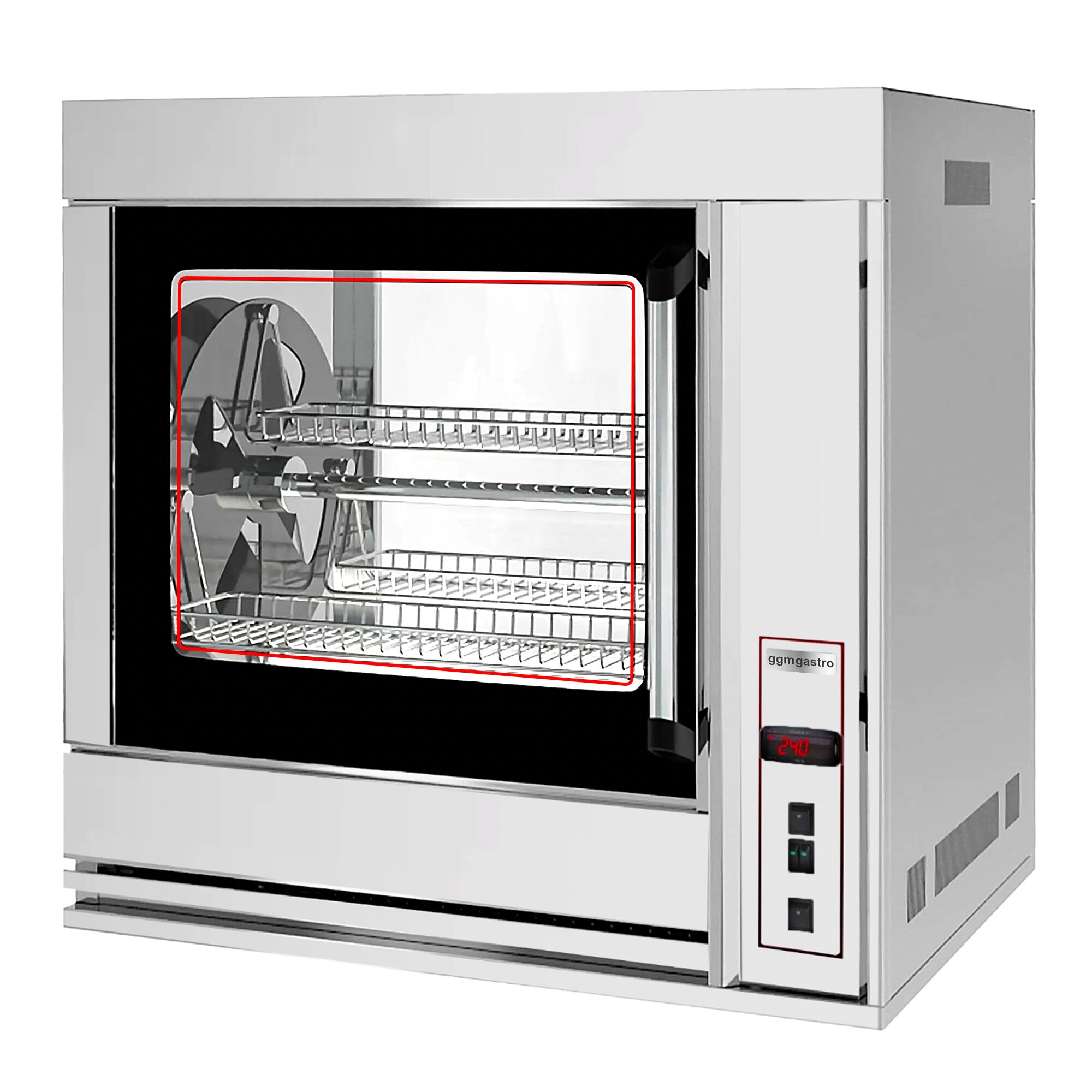 Korv-rotisserie ahi, 4 korvi