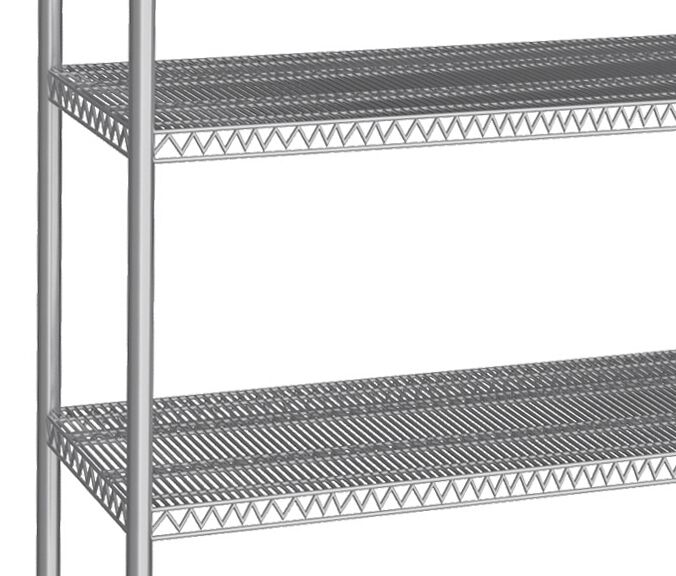 Roostevaba riiul 1080×400mm, 4 riiulit