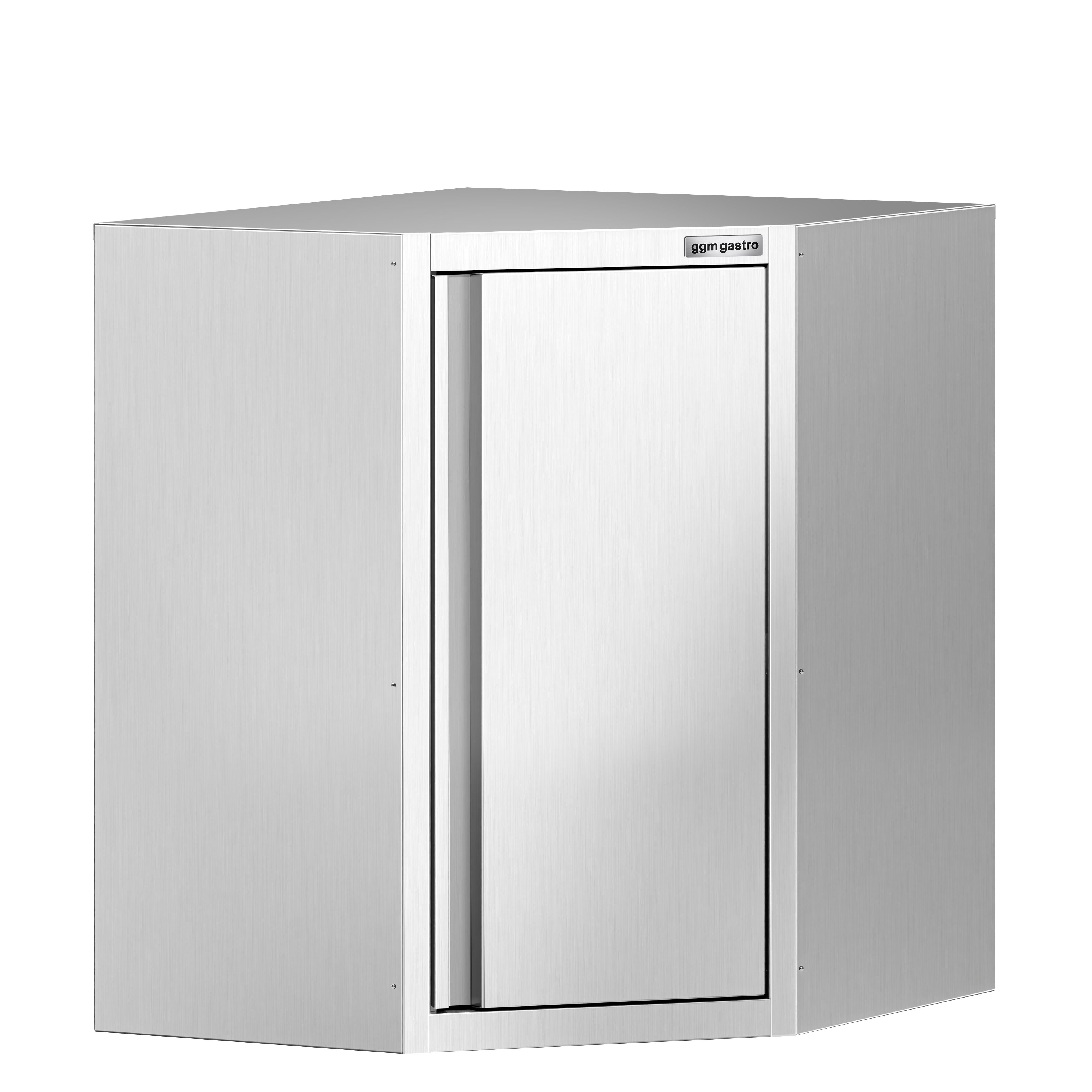 Roostevaba seinakapp 700 x 700 x 800 mm, tiibustega