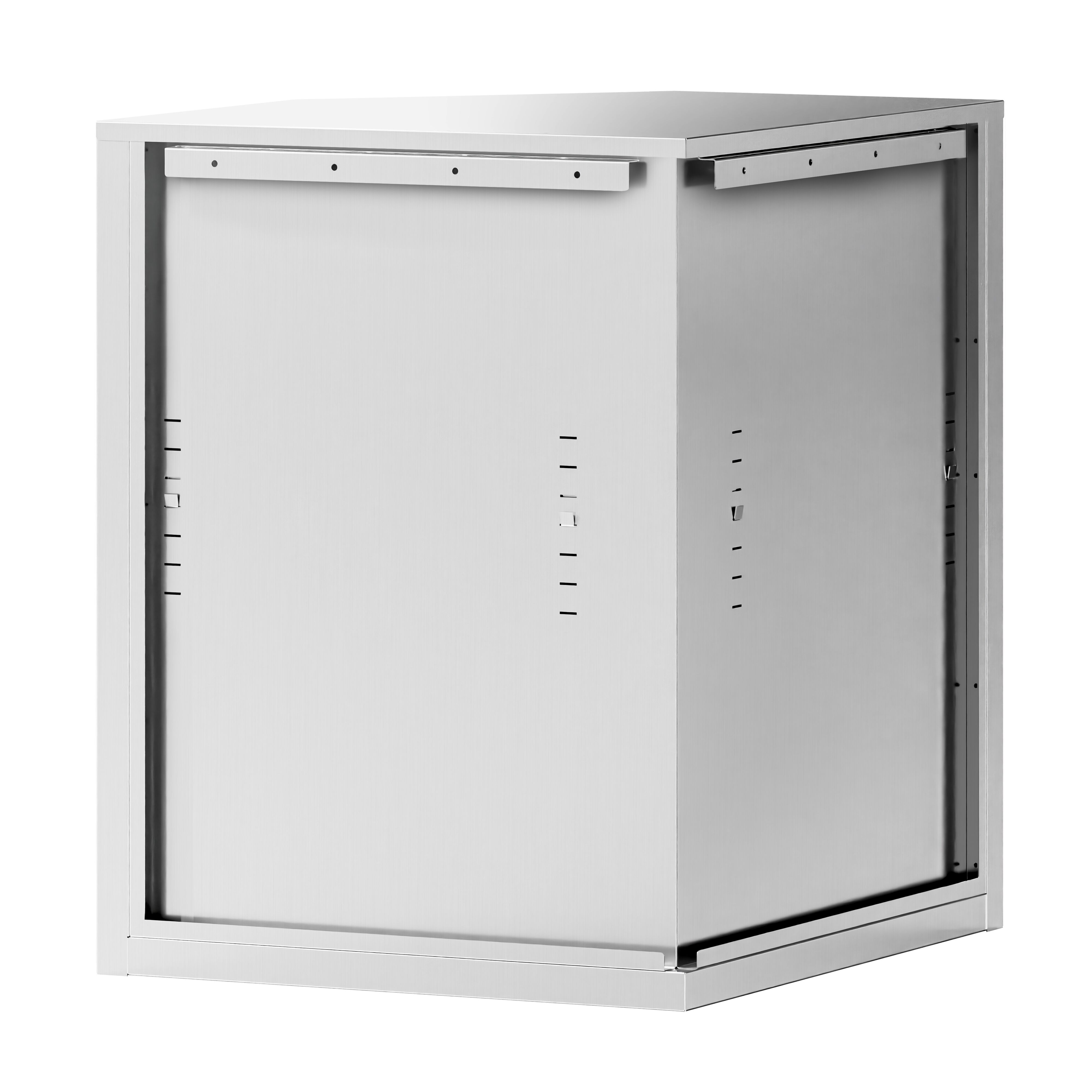 Roostevaba seinakapp 700 × 700 × 800 mm, tiibustega