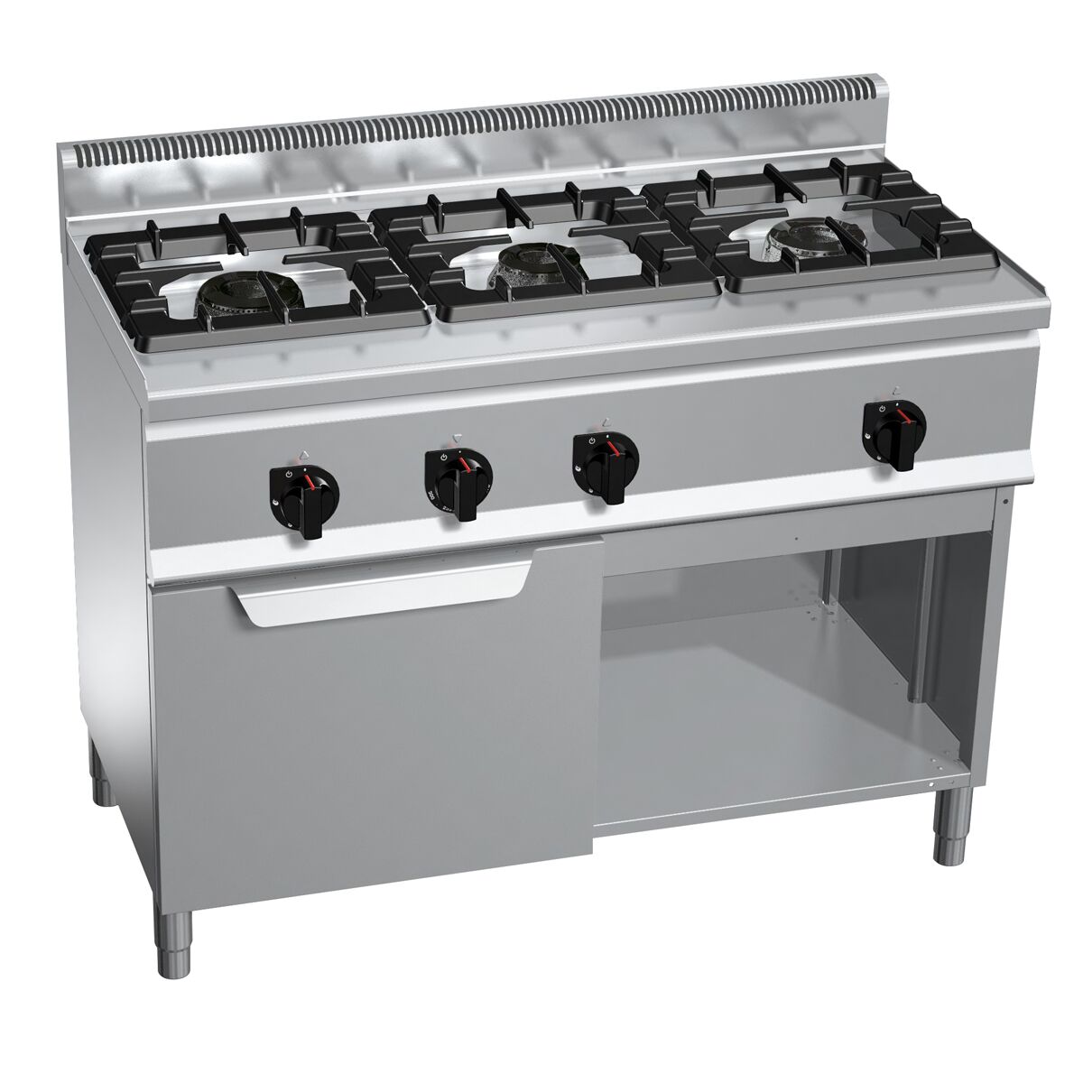 Gaasipliit ahjuga 3-põletiga 34,5kW