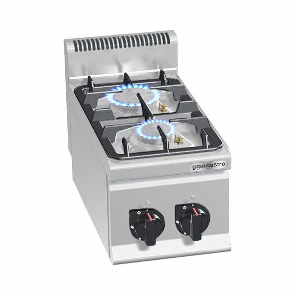 Gaasipliit 2-põletiga 9,5kW