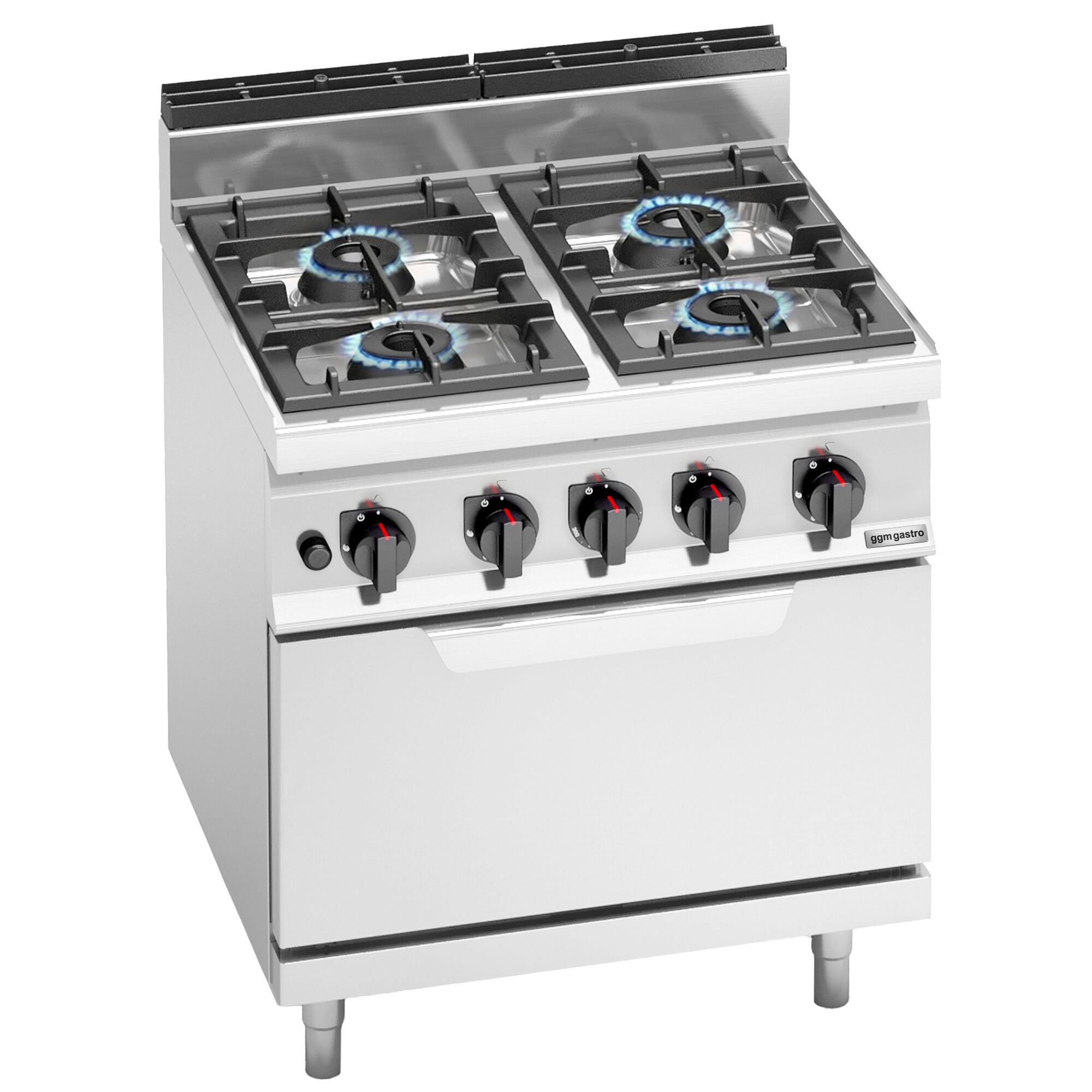 Gaasipliit ahjuga 4-põletiga 35,8kW