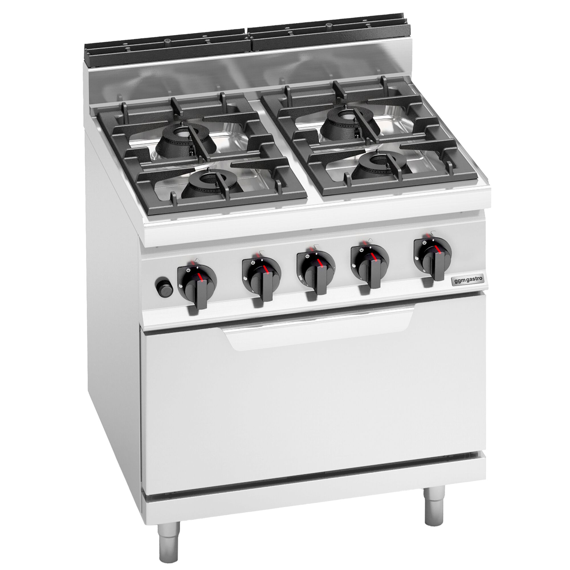 Gaasipliit ahjuga 4-põletiga 35,8kW