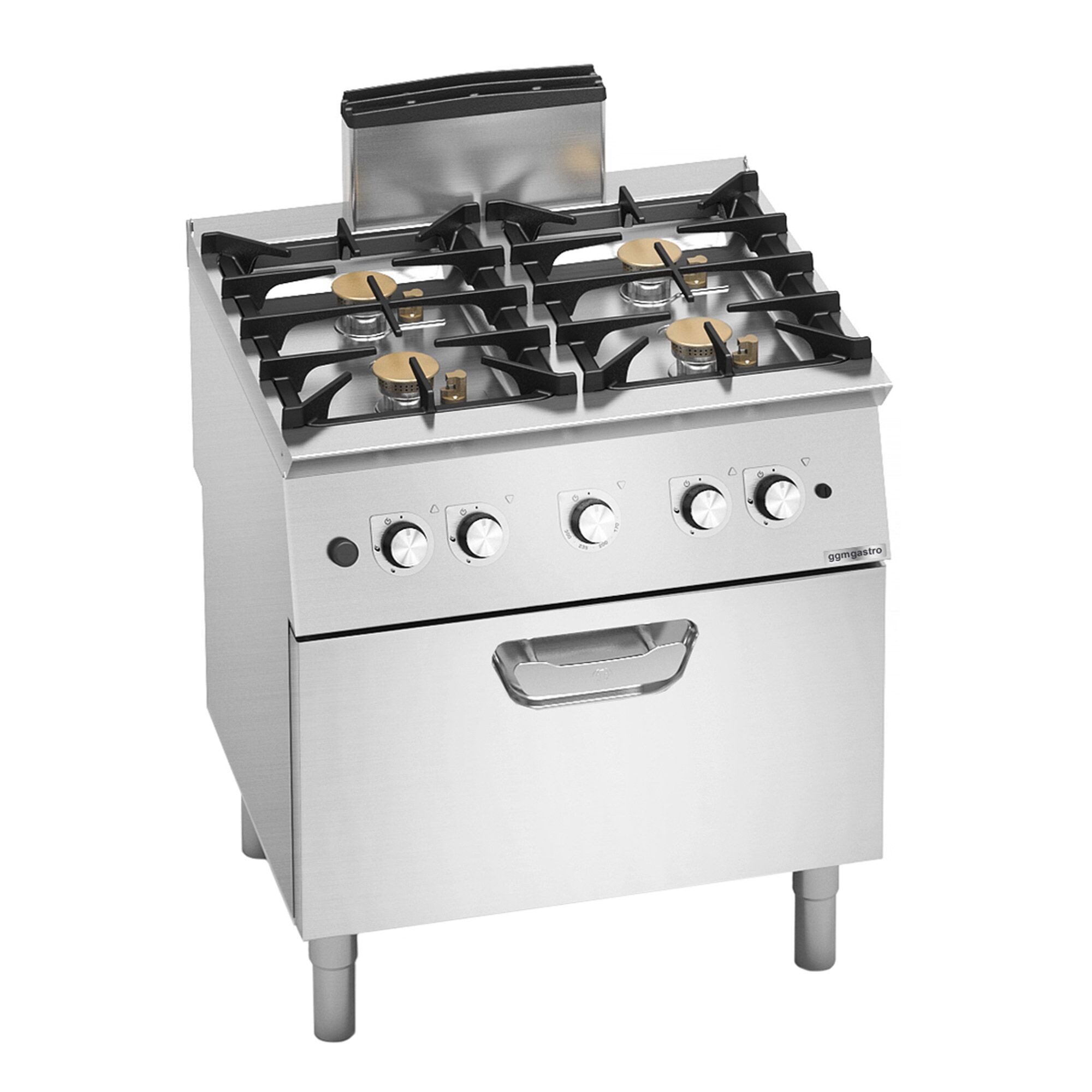 Gaasipliit ahjuga 4-põletiga 31,8kW