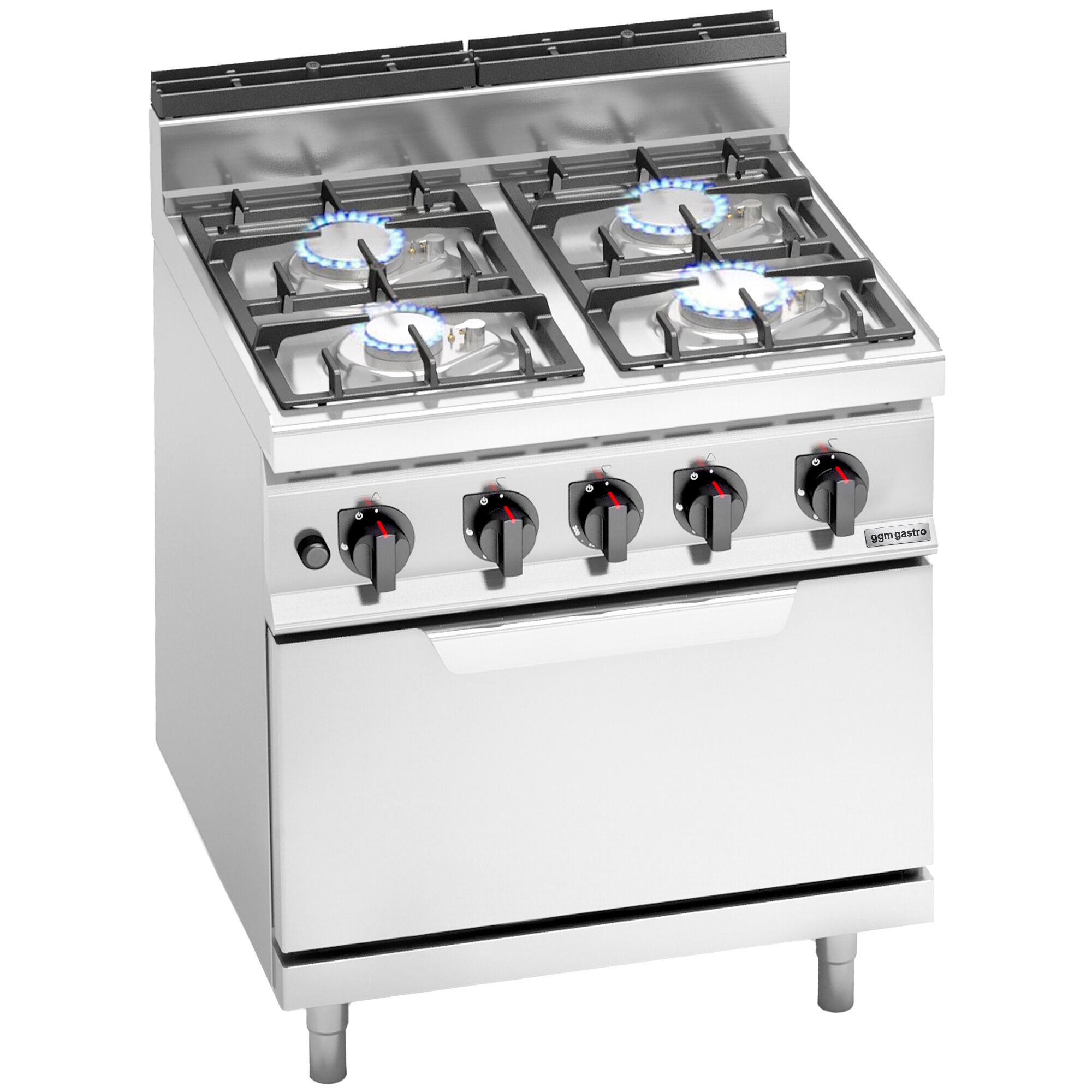 Gaasipliit ahjuga 4-põletiga 29,3kW
