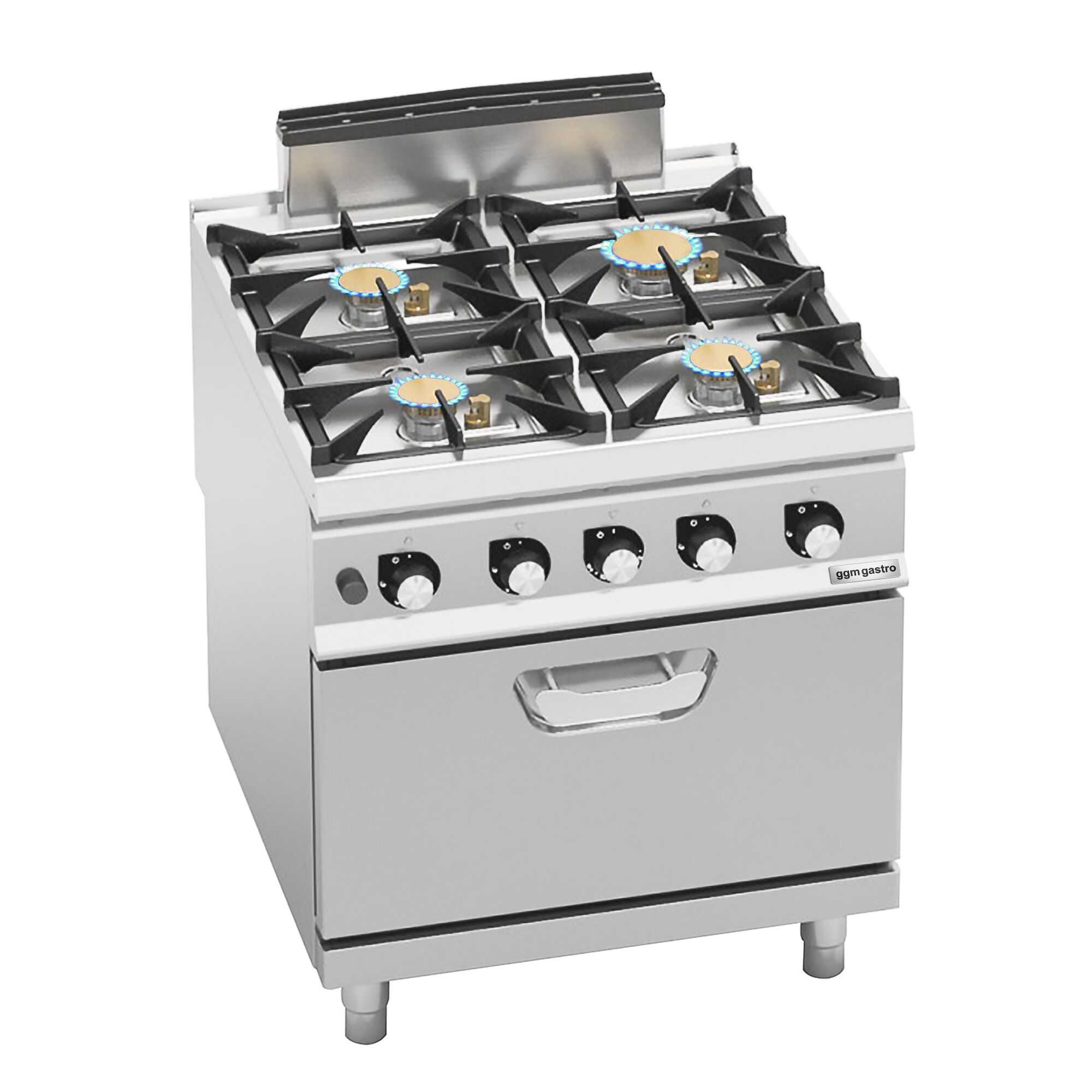 Gaasipliit ahjuga 4-põletiga 35,8kW