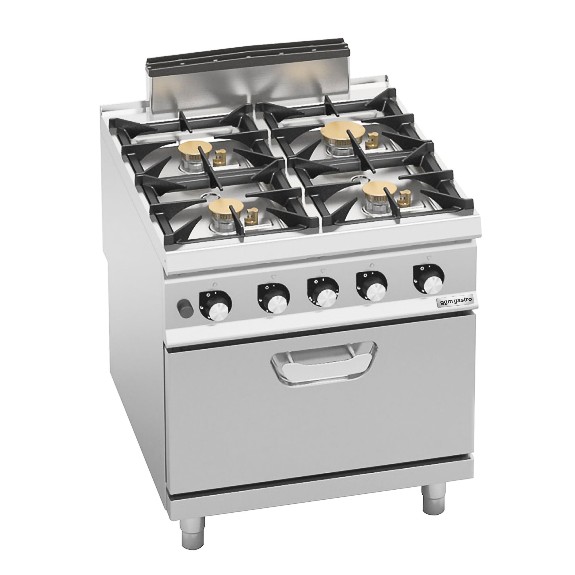 Gaasipliit ahjuga 4-põletiga 35,8kW