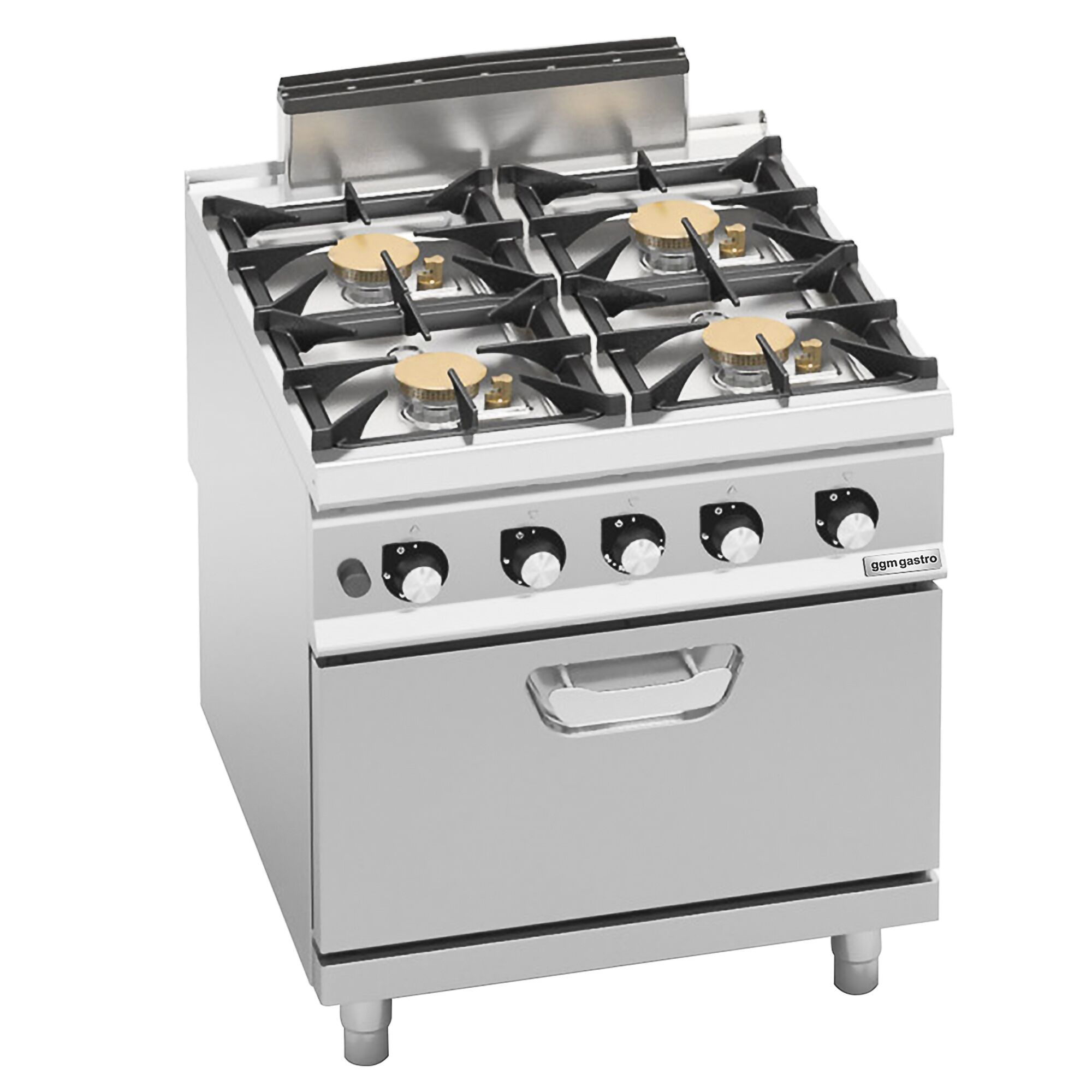 Gaasipliit ahjuga 4-põletiga 47,8kW