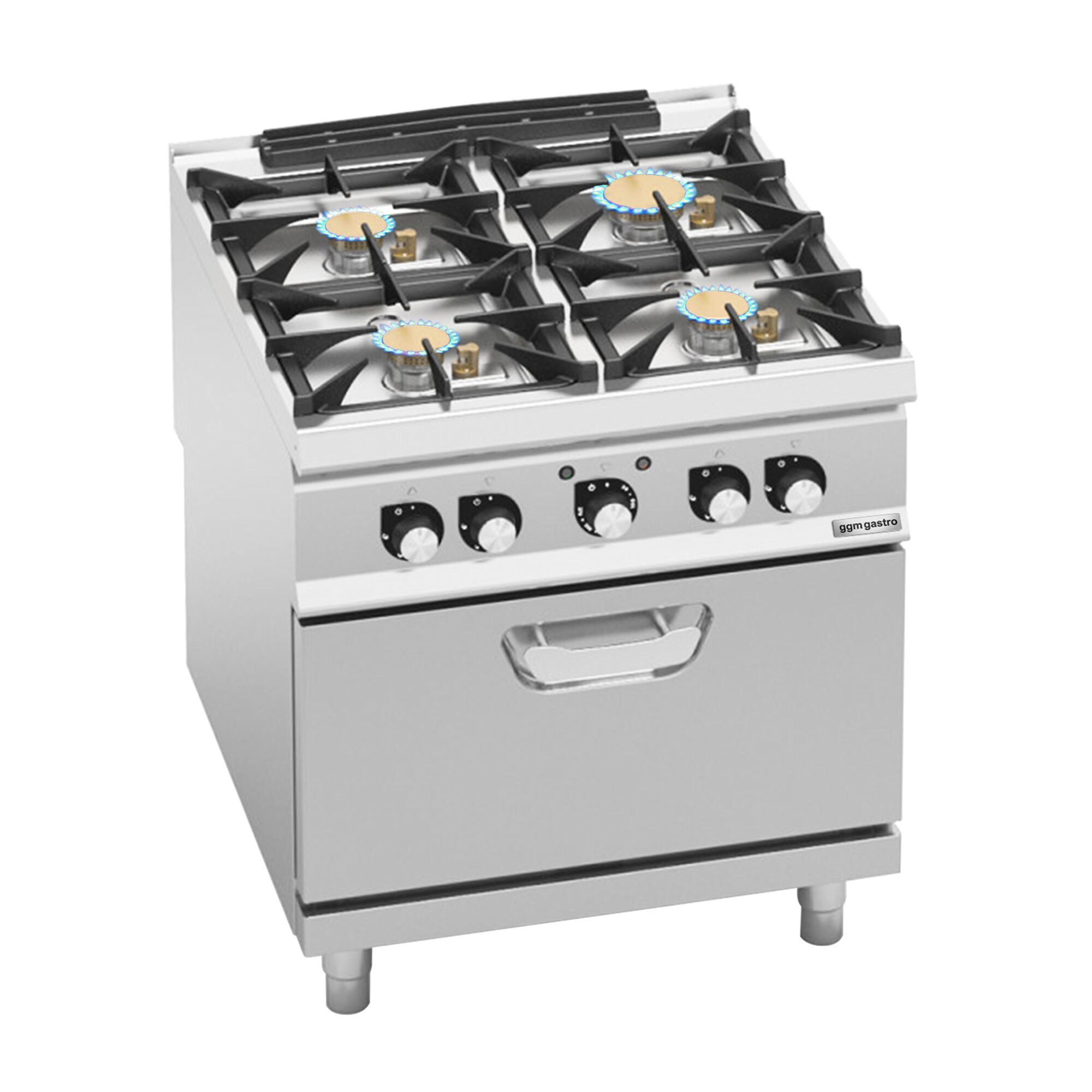 Gaasipliit ahjuga 4-põletiga 32,7kW