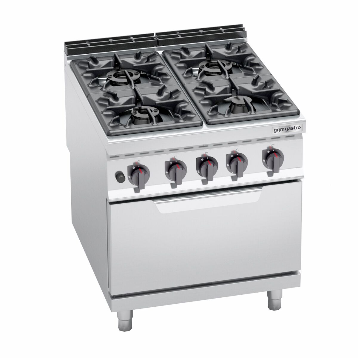 Gaasipliit ahjuga 4-põletiga 34,5kW